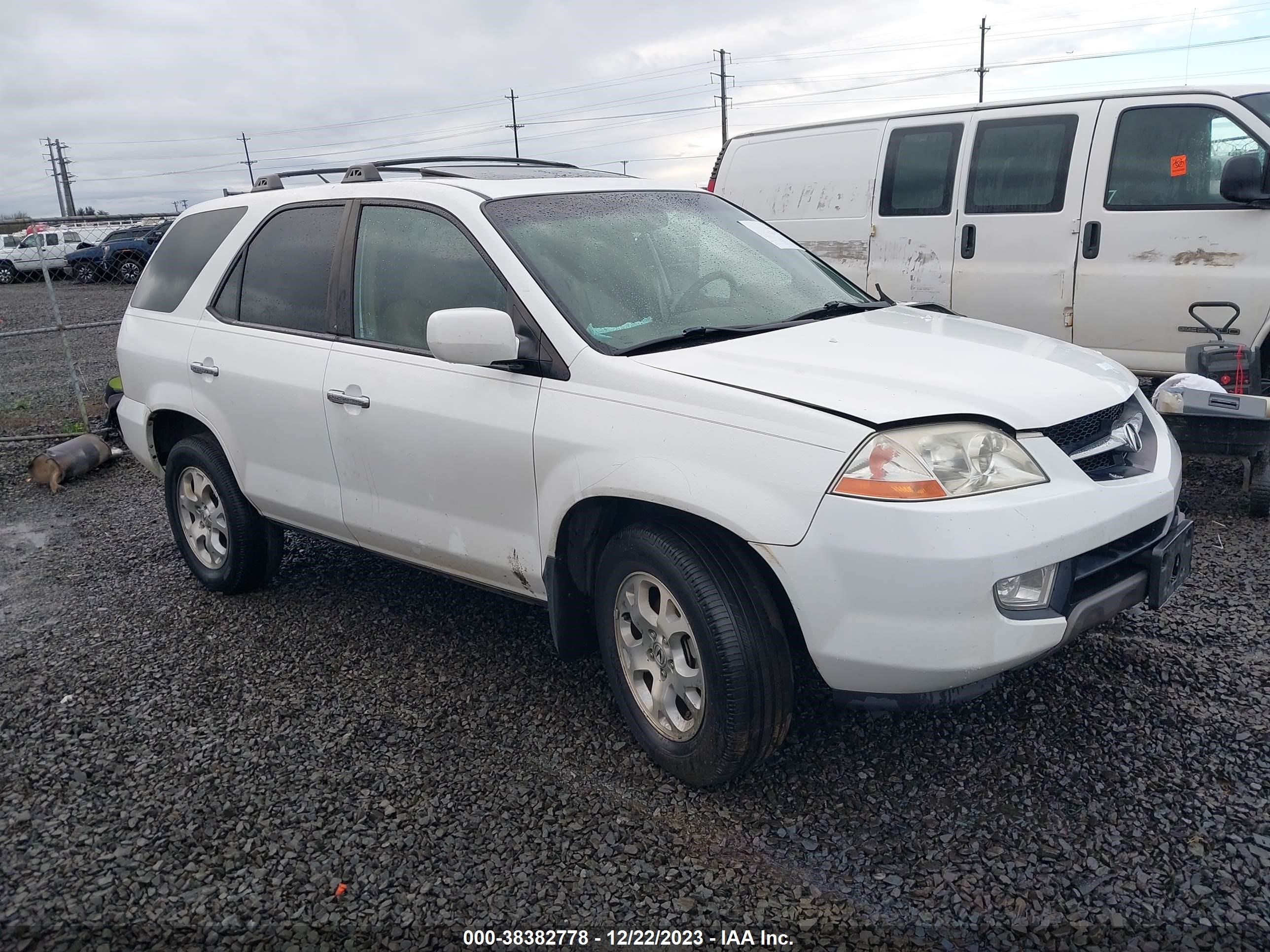 ACURA MDX 2002 2hnyd18662h543156