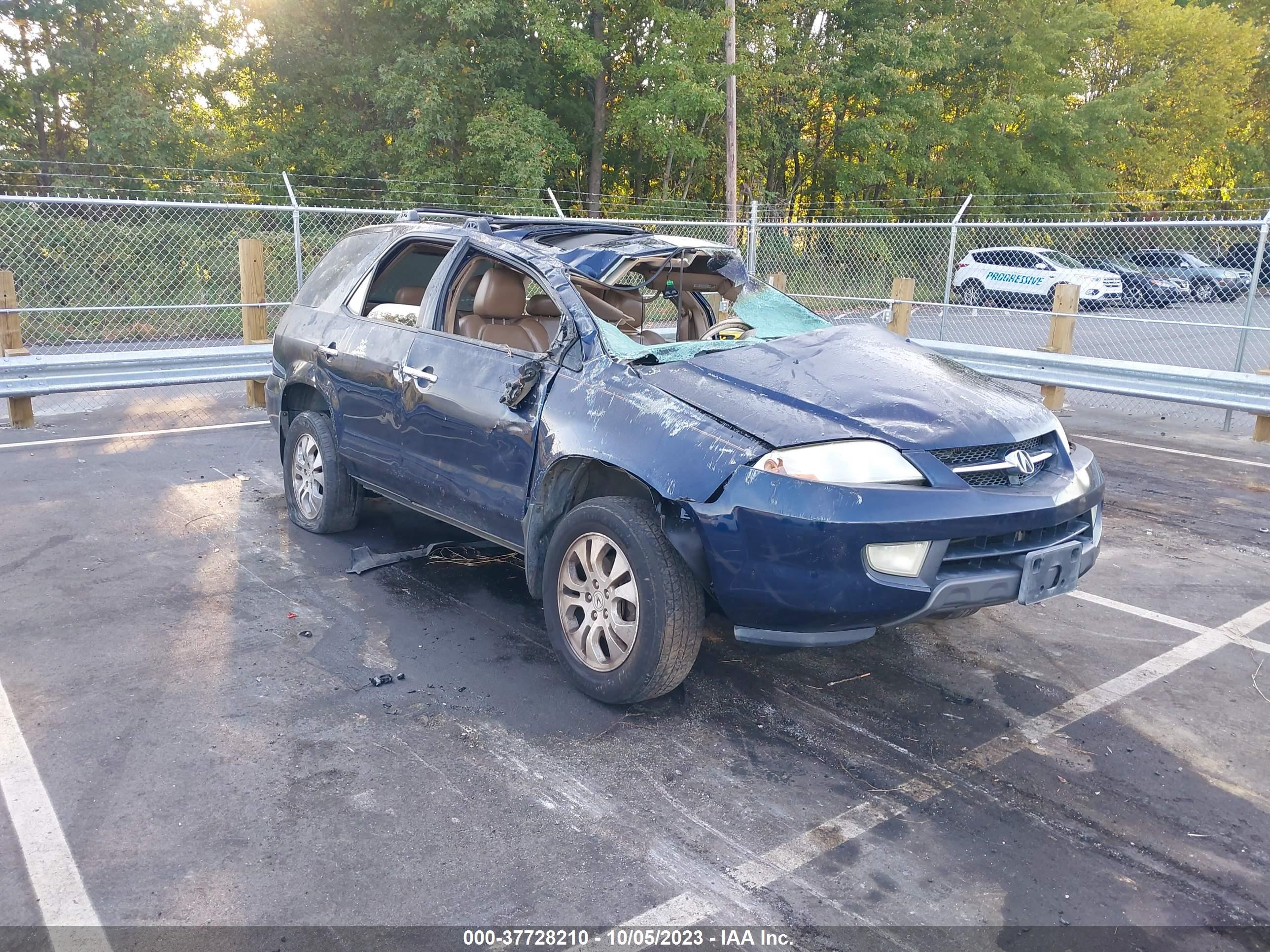 ACURA MDX 2003 2hnyd18663h525063