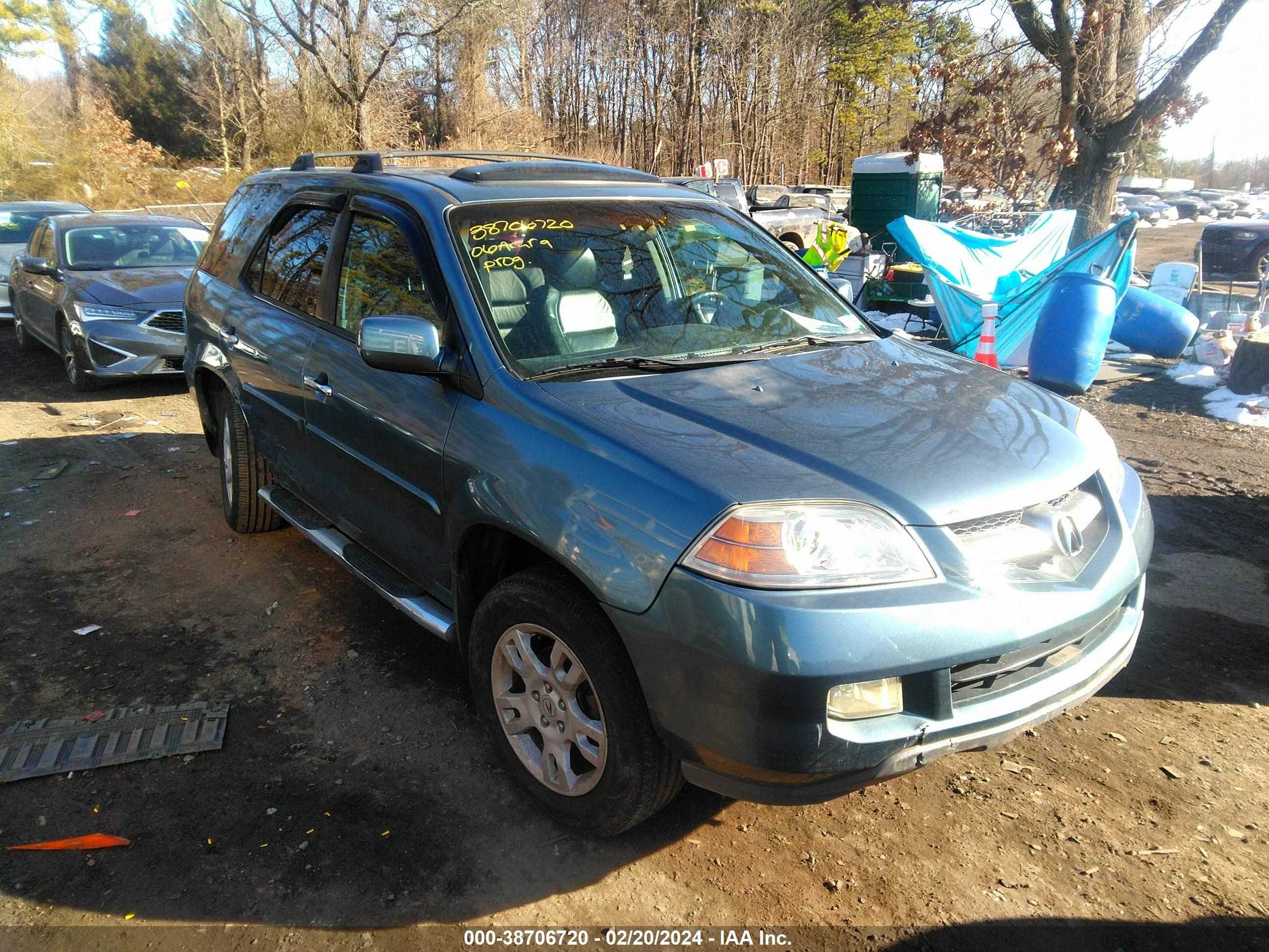 ACURA MDX 2006 2hnyd18666h516660