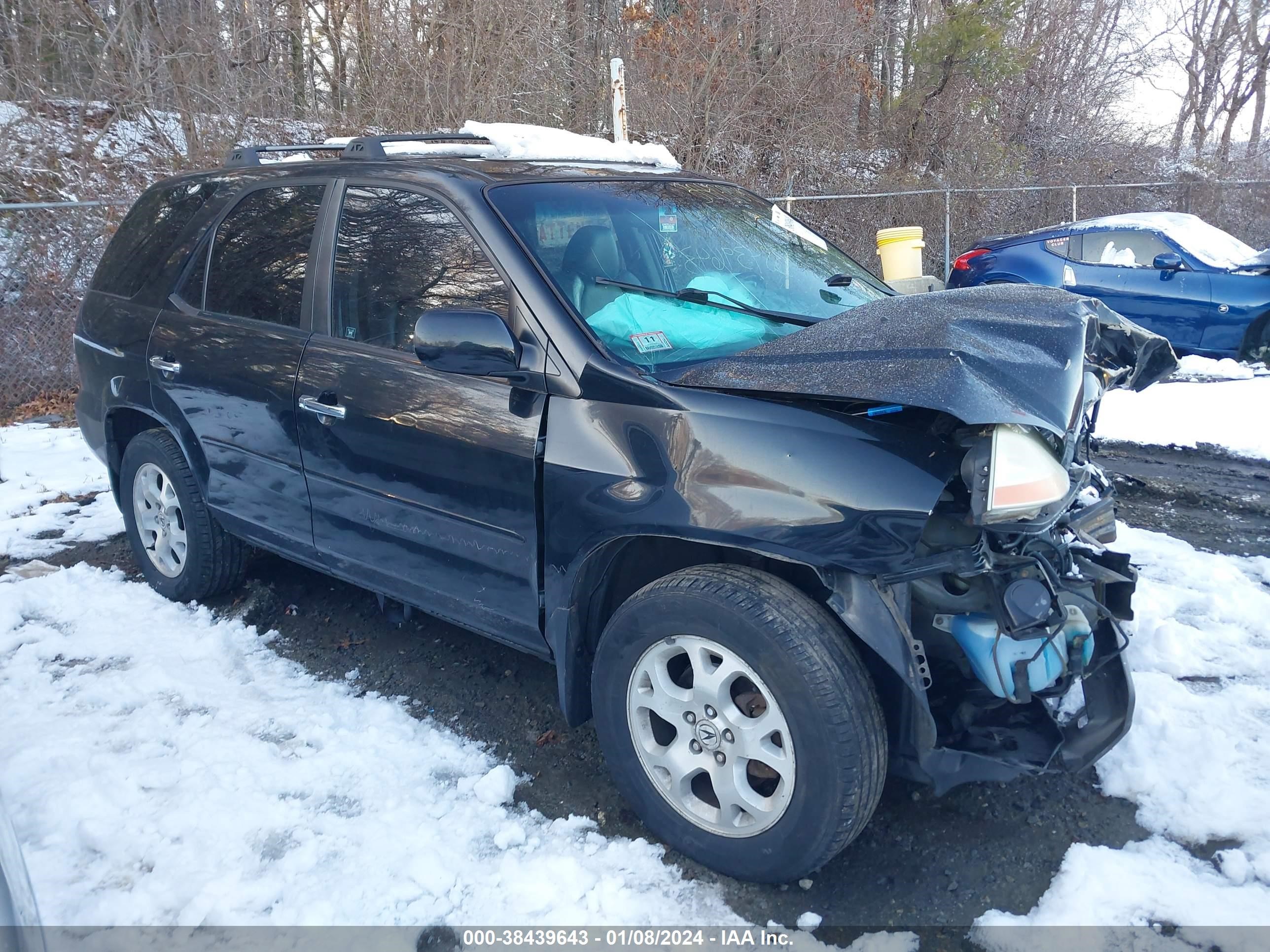 ACURA MDX 2001 2hnyd18681h542802