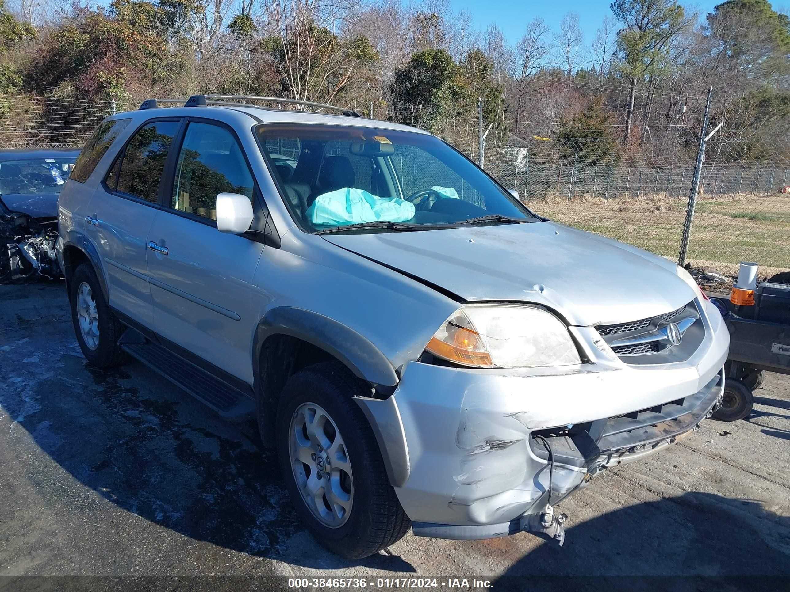 ACURA MDX 2002 2hnyd18682h521319