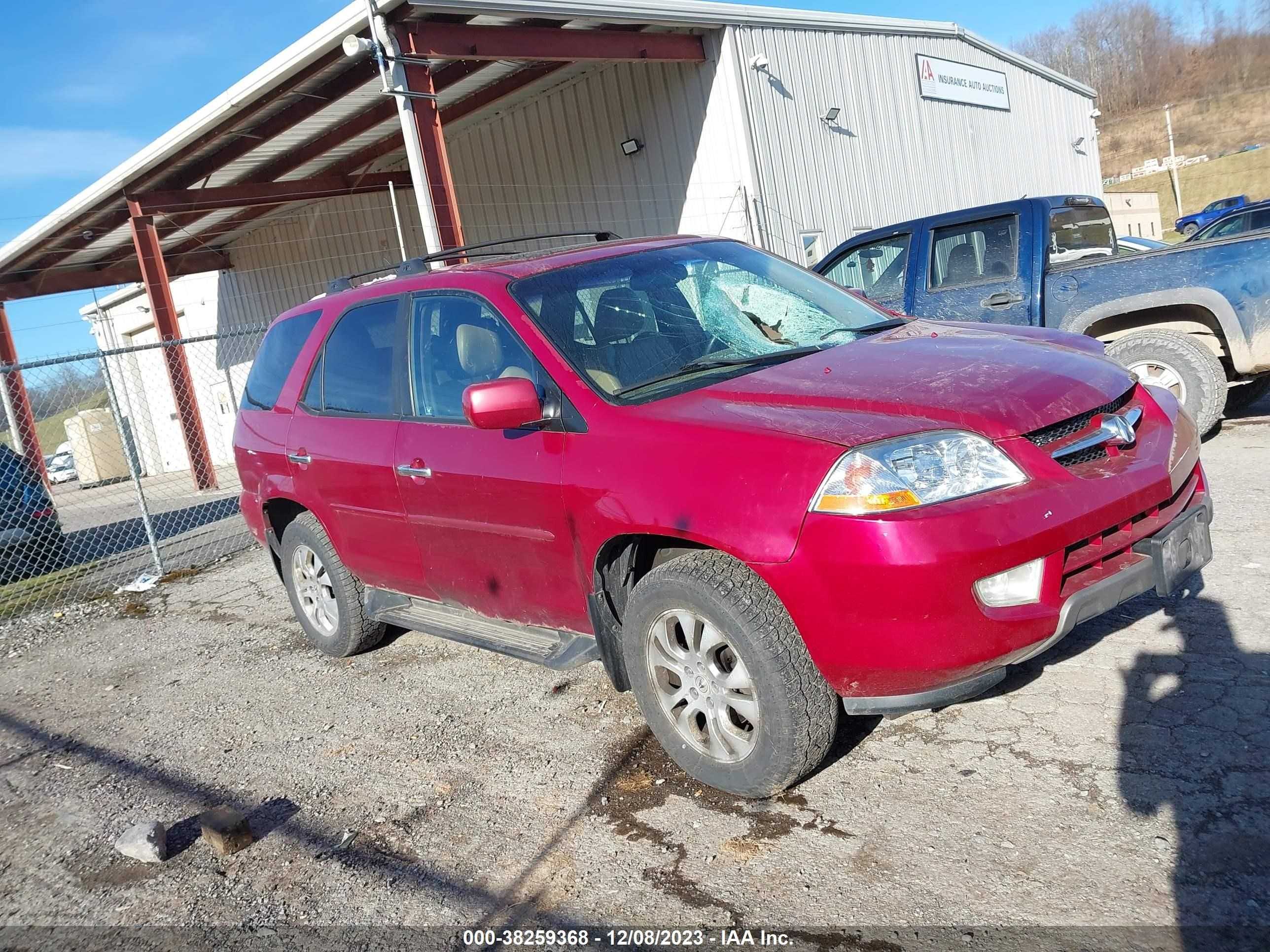 ACURA MDX 2003 2hnyd18683h504571