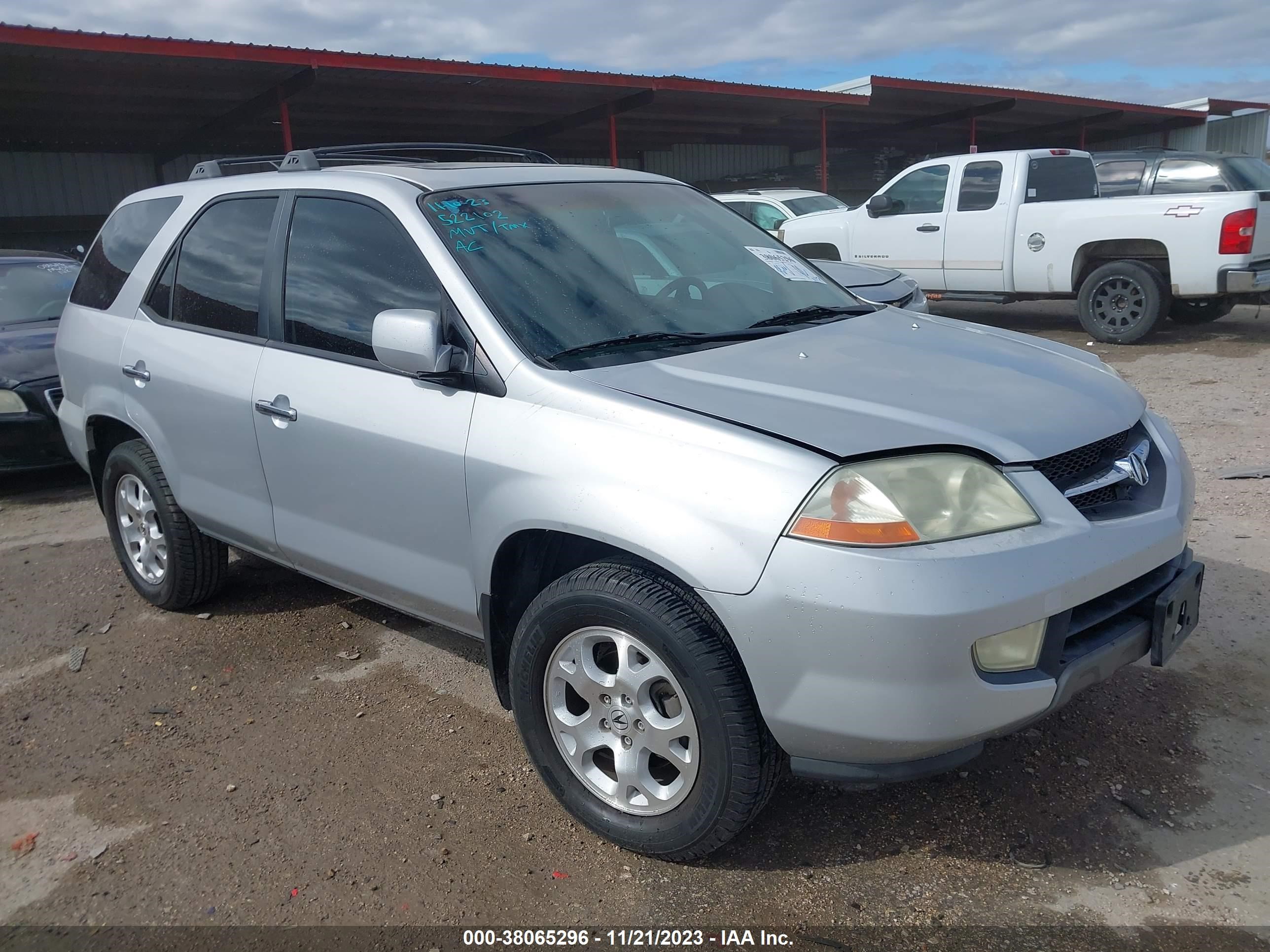 ACURA MDX 2002 2hnyd186x2h522102