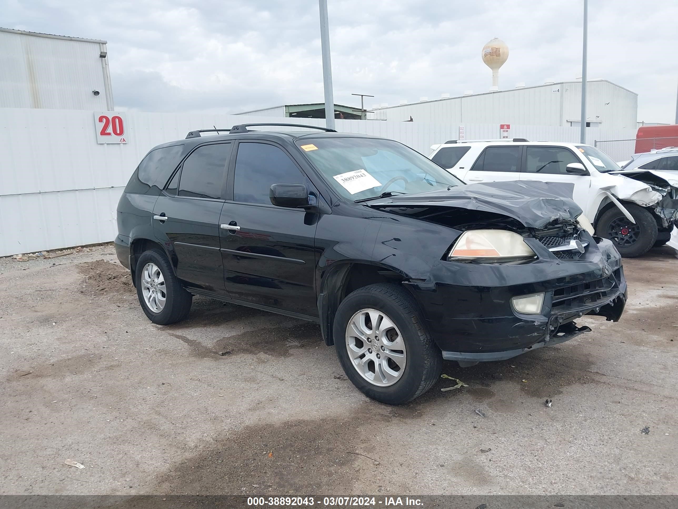 ACURA MDX 2003 2hnyd18813h531256