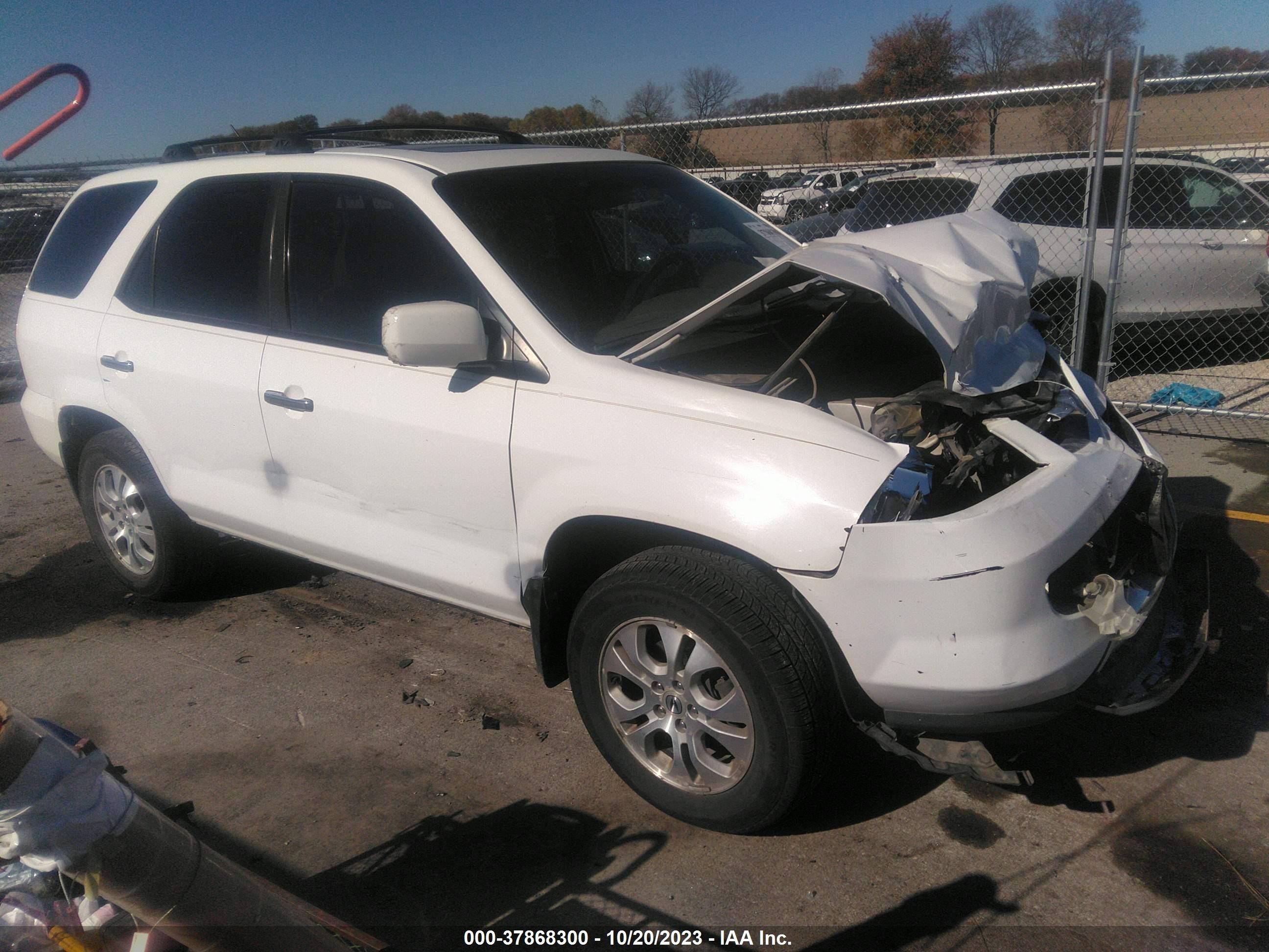 ACURA MDX 2003 2hnyd18813h551331