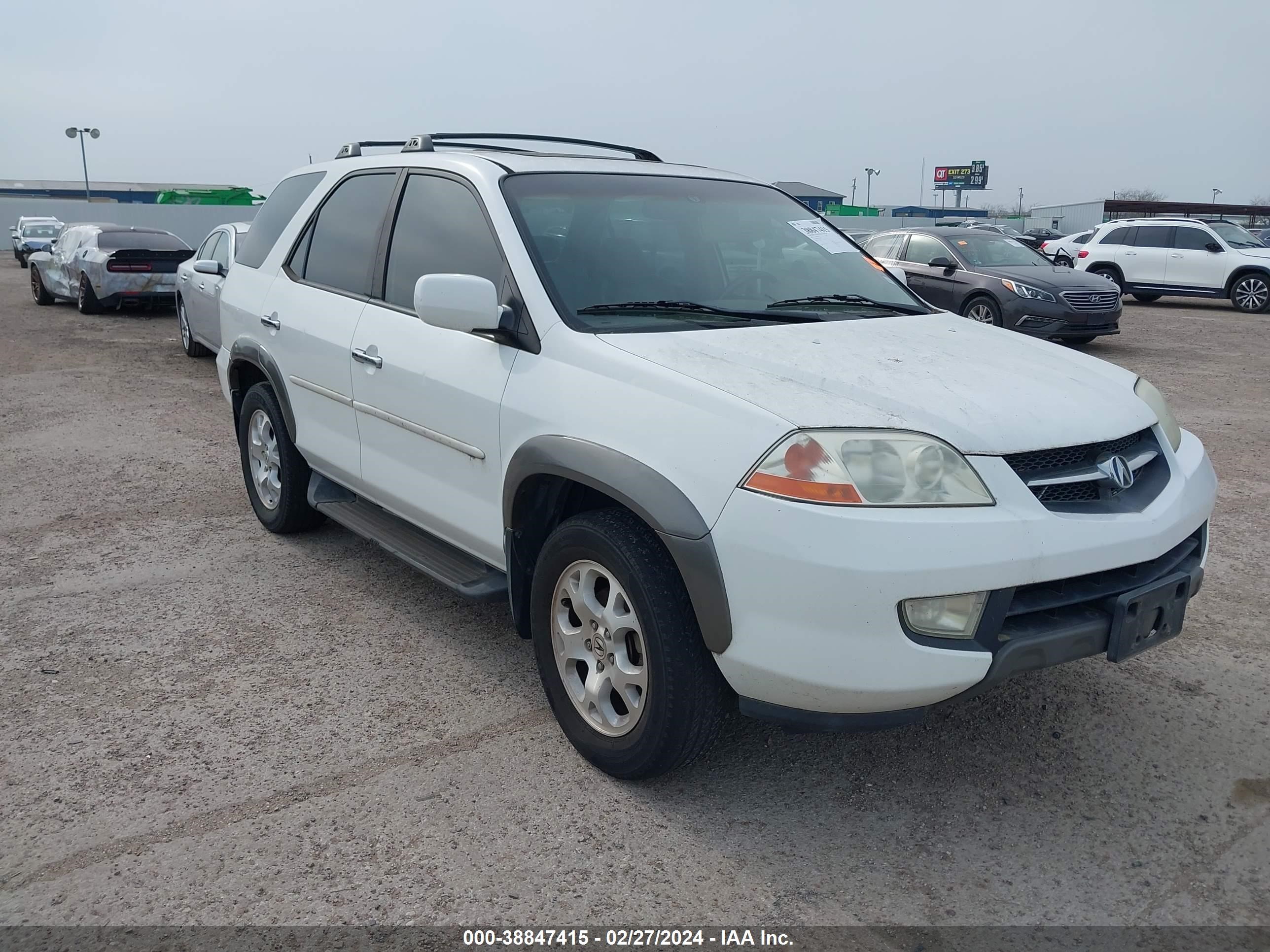 ACURA MDX 2002 2hnyd18822h514111