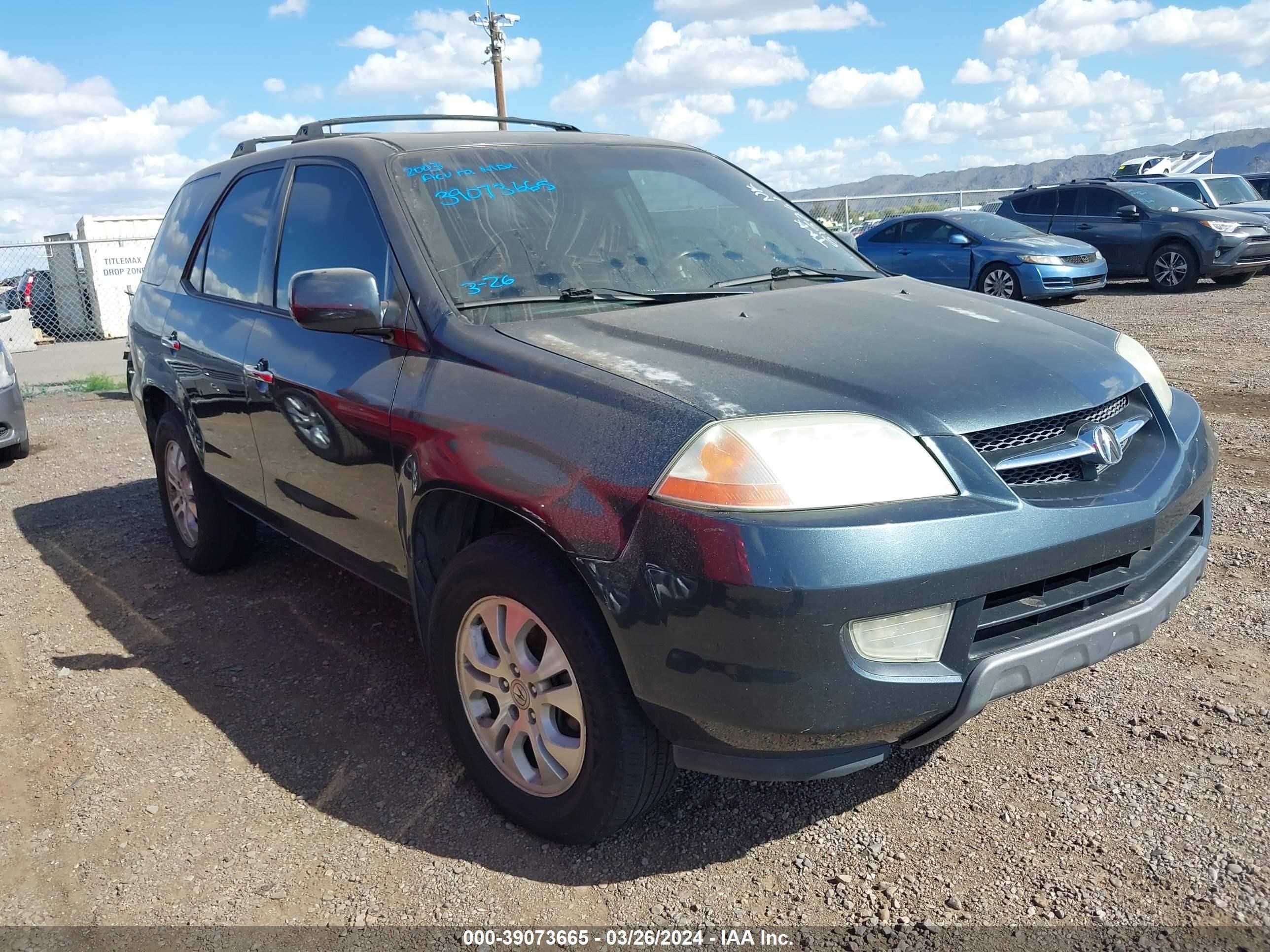 ACURA MDX 2003 2hnyd18823h515261