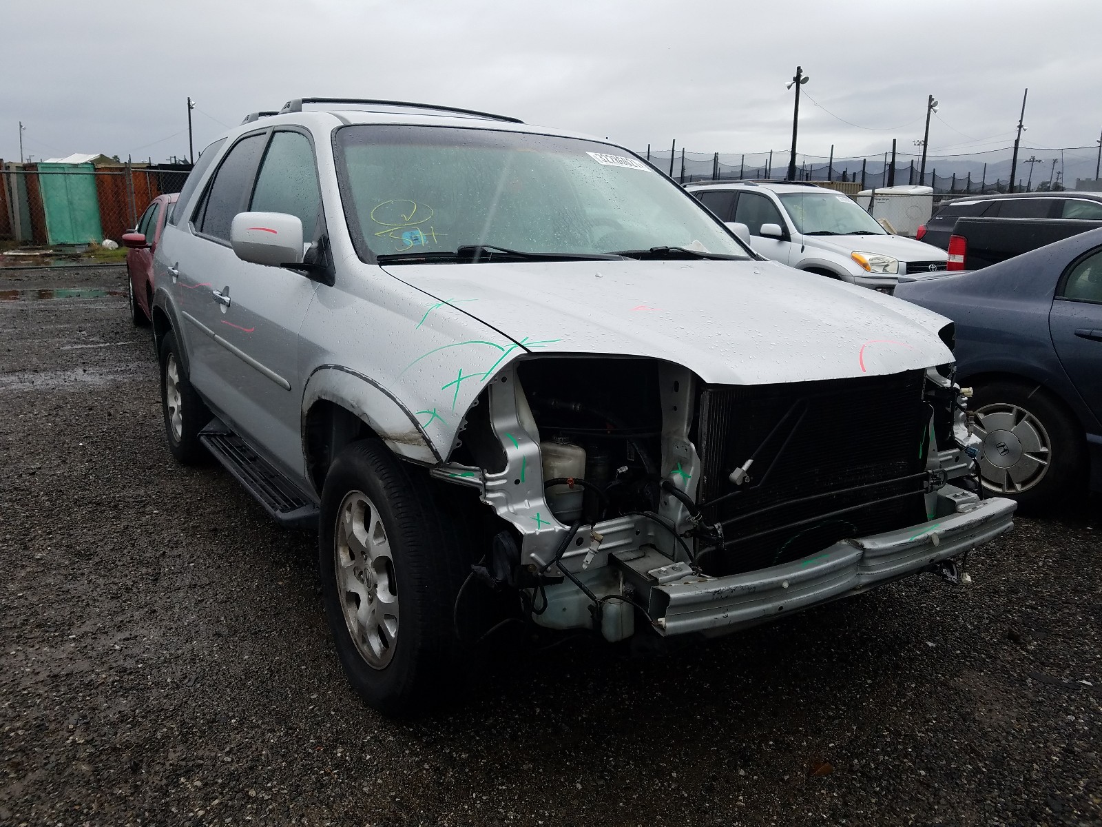 ACURA MDX TOURIN 2002 2hnyd18832h534061