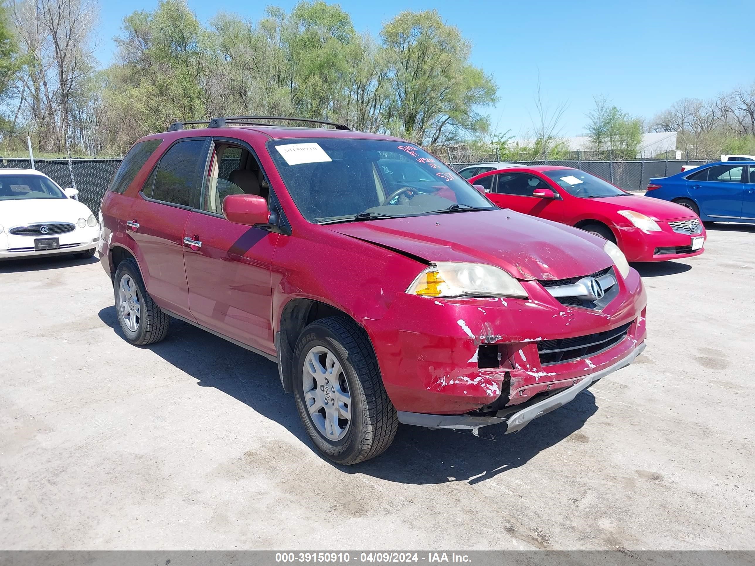 ACURA MDX 2004 2hnyd18854h525378