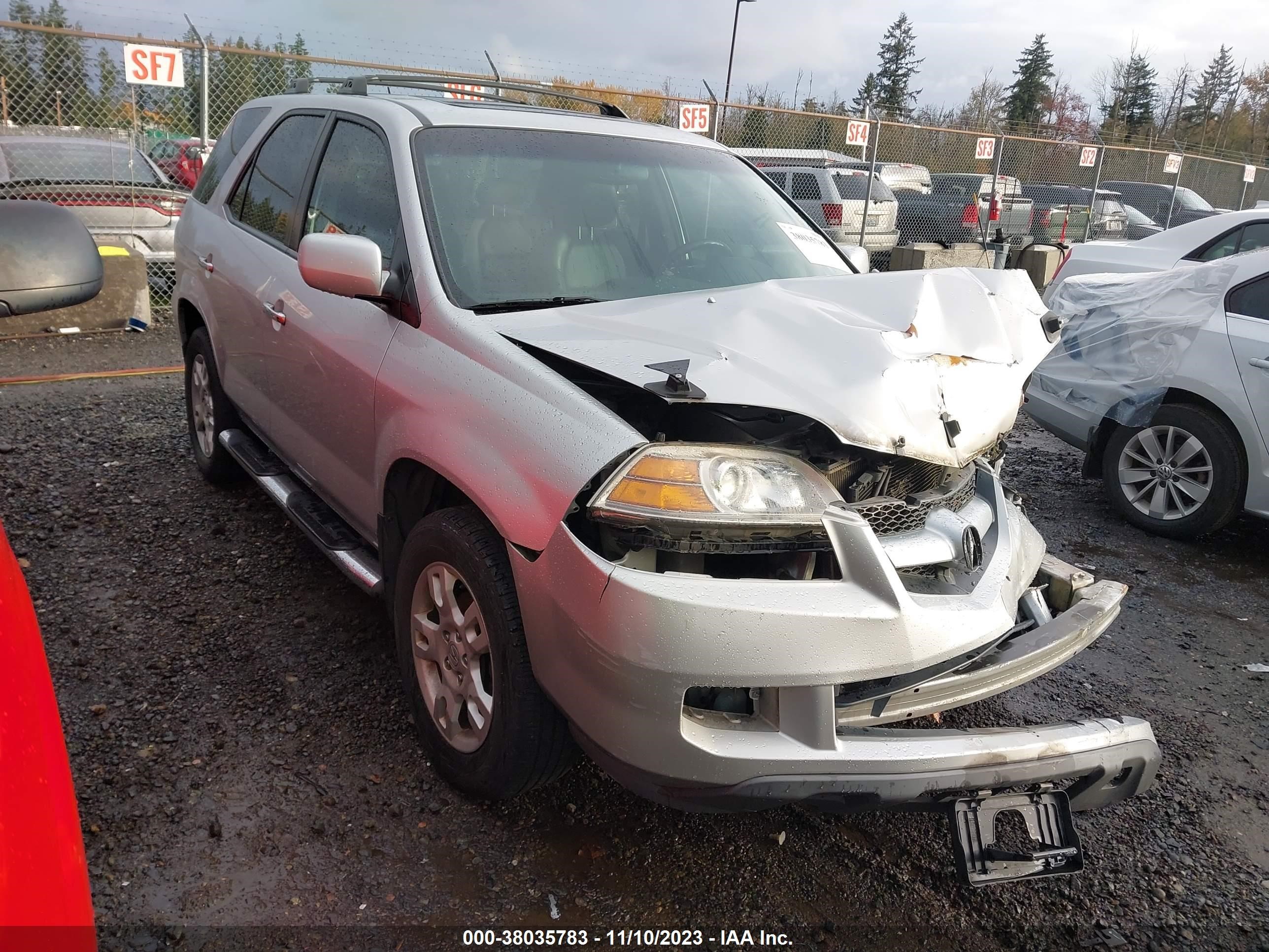 ACURA MDX 2005 2hnyd18885h522203