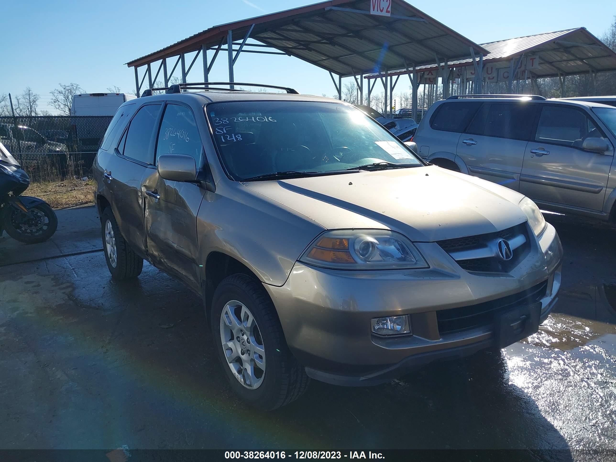 ACURA MDX 2006 2hnyd18886h519996