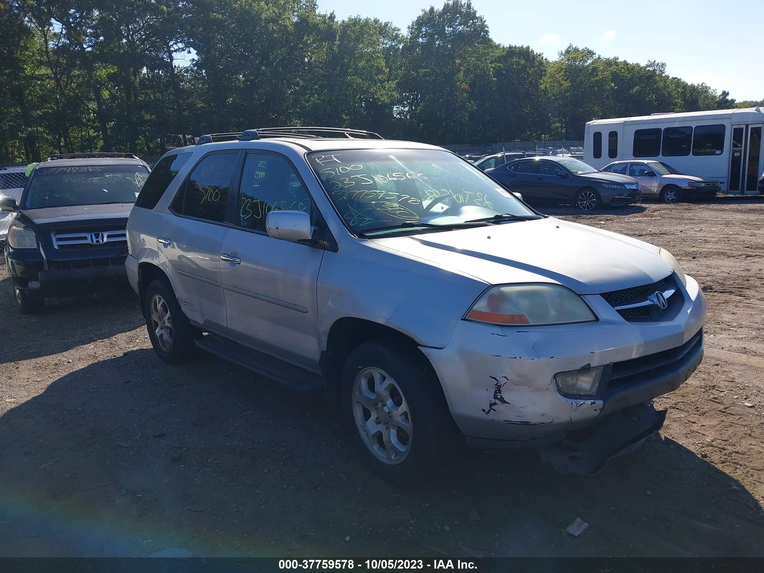 ACURA MDX 2002 2hnyd18892h532654