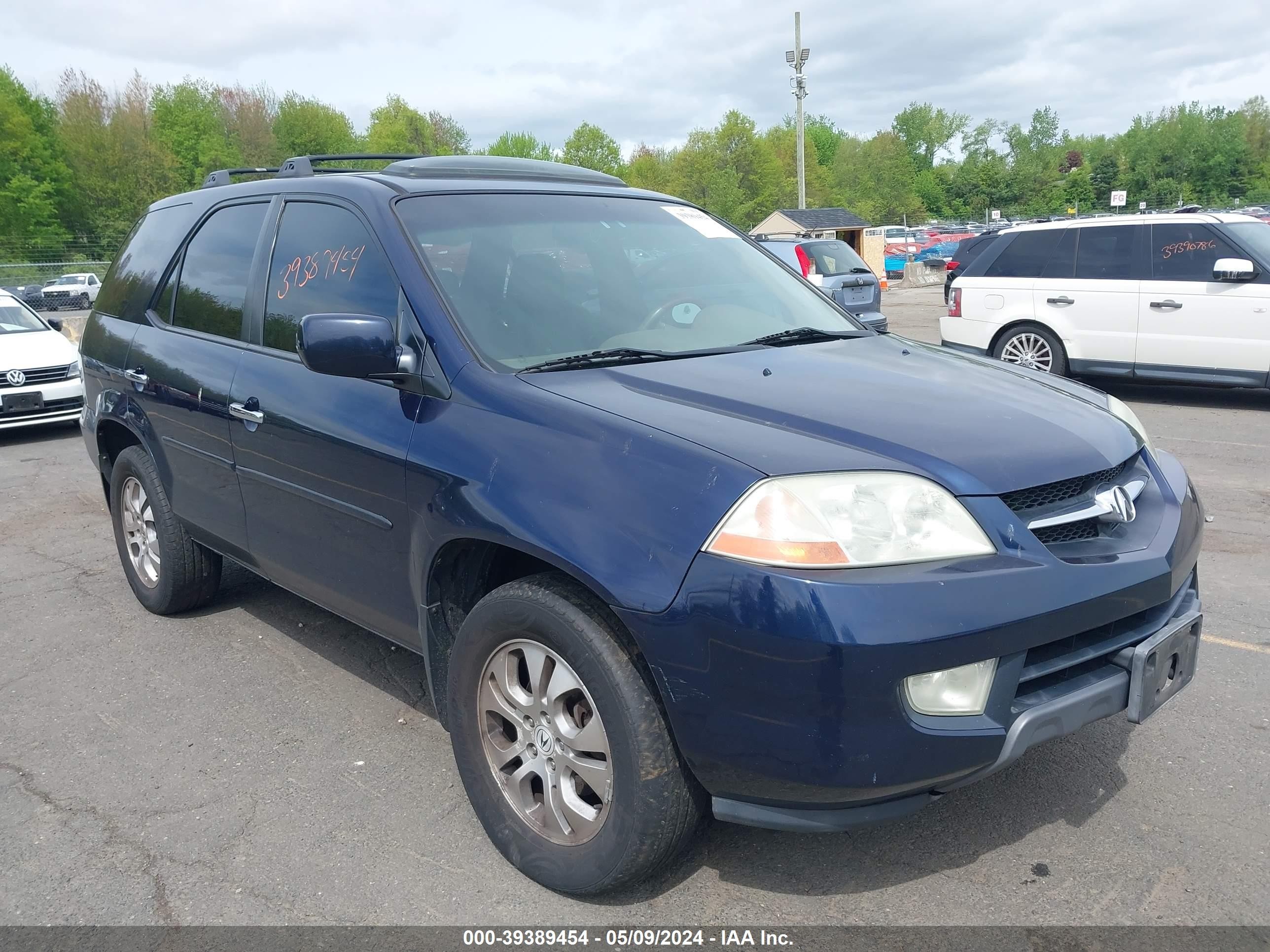 ACURA MDX 2003 2hnyd18893h525267