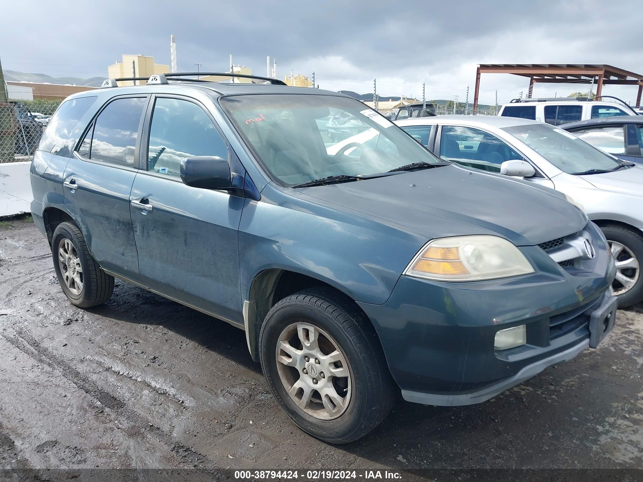 ACURA MDX 2005 2hnyd188x5h540167