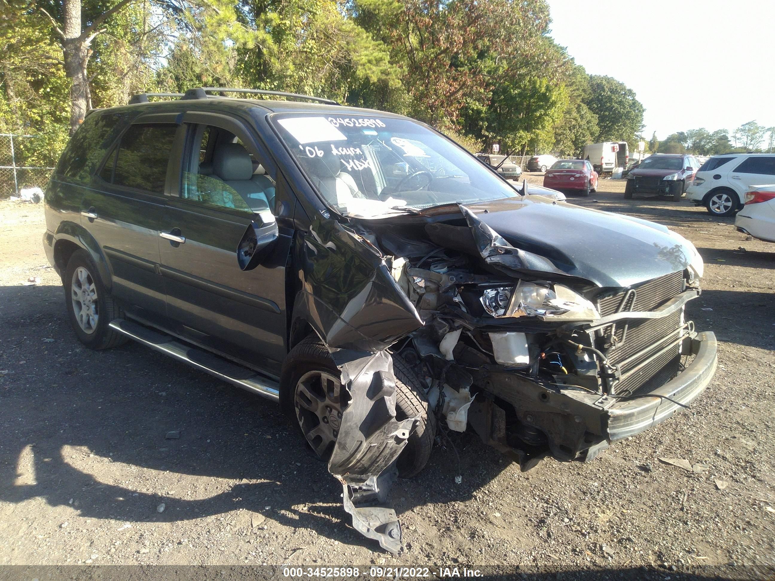 ACURA MDX 2006 2hnyd18906h509942