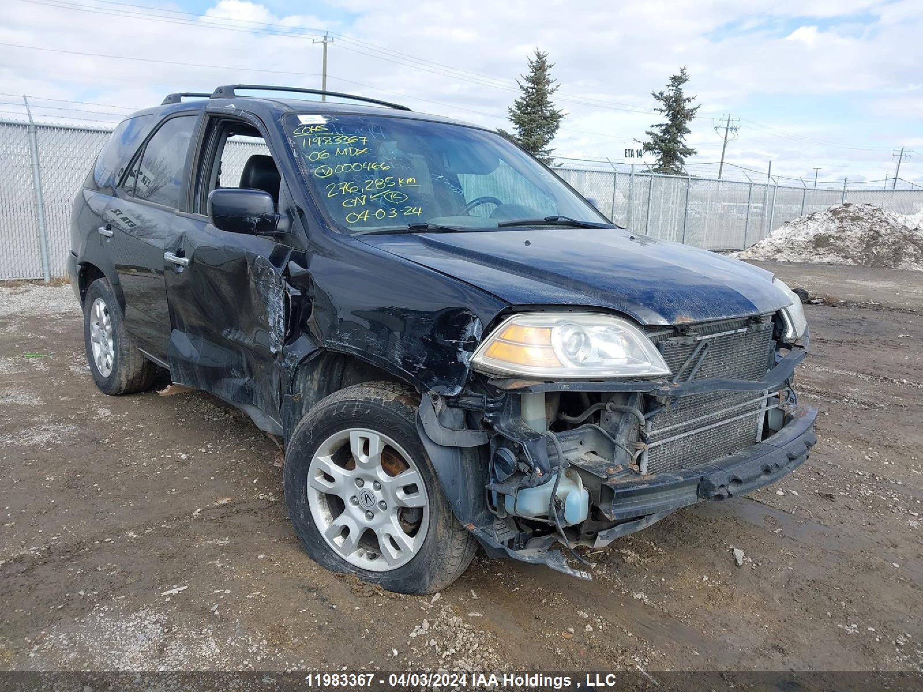 ACURA MDX 2006 2hnyd18926h000466