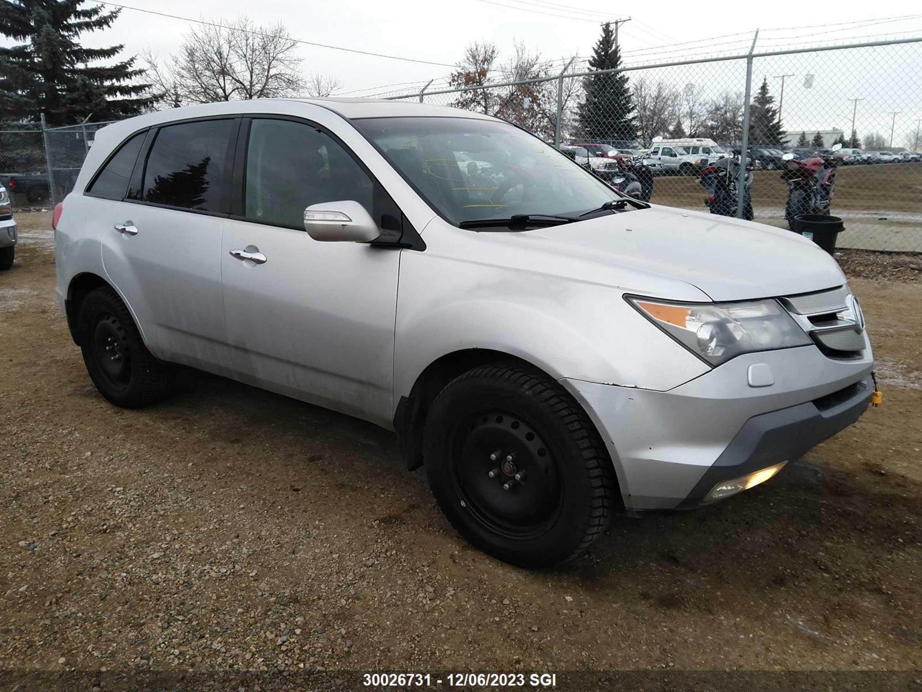 ACURA MDX 2008 2hnyd28208h001014