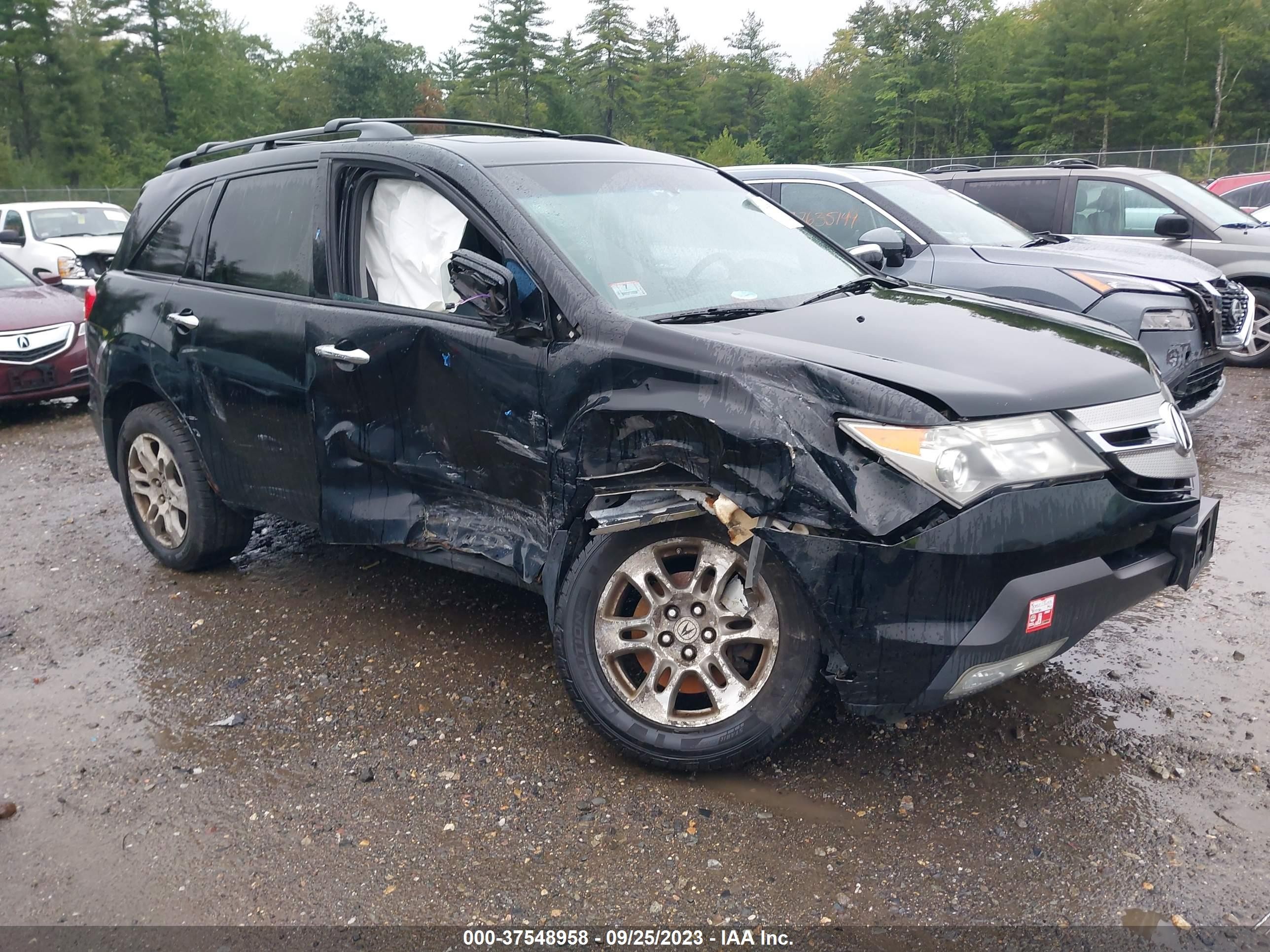 ACURA MDX 2008 2hnyd28208h519379