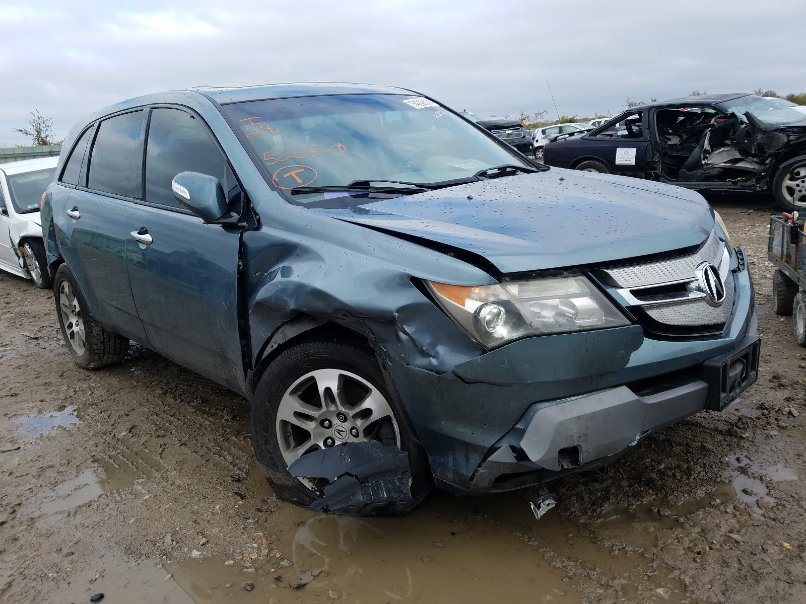 ACURA MDX 2008 2hnyd28208h525120