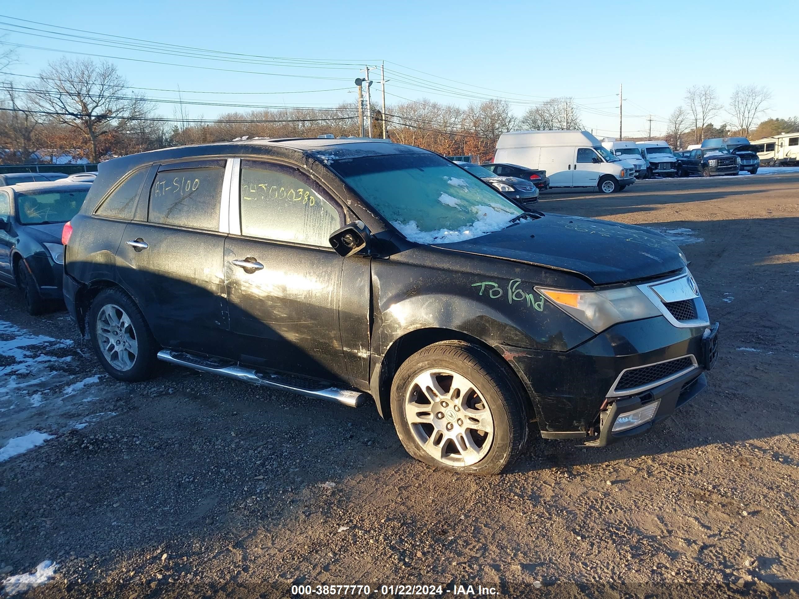 ACURA MDX 2007 2hnyd28217h503481