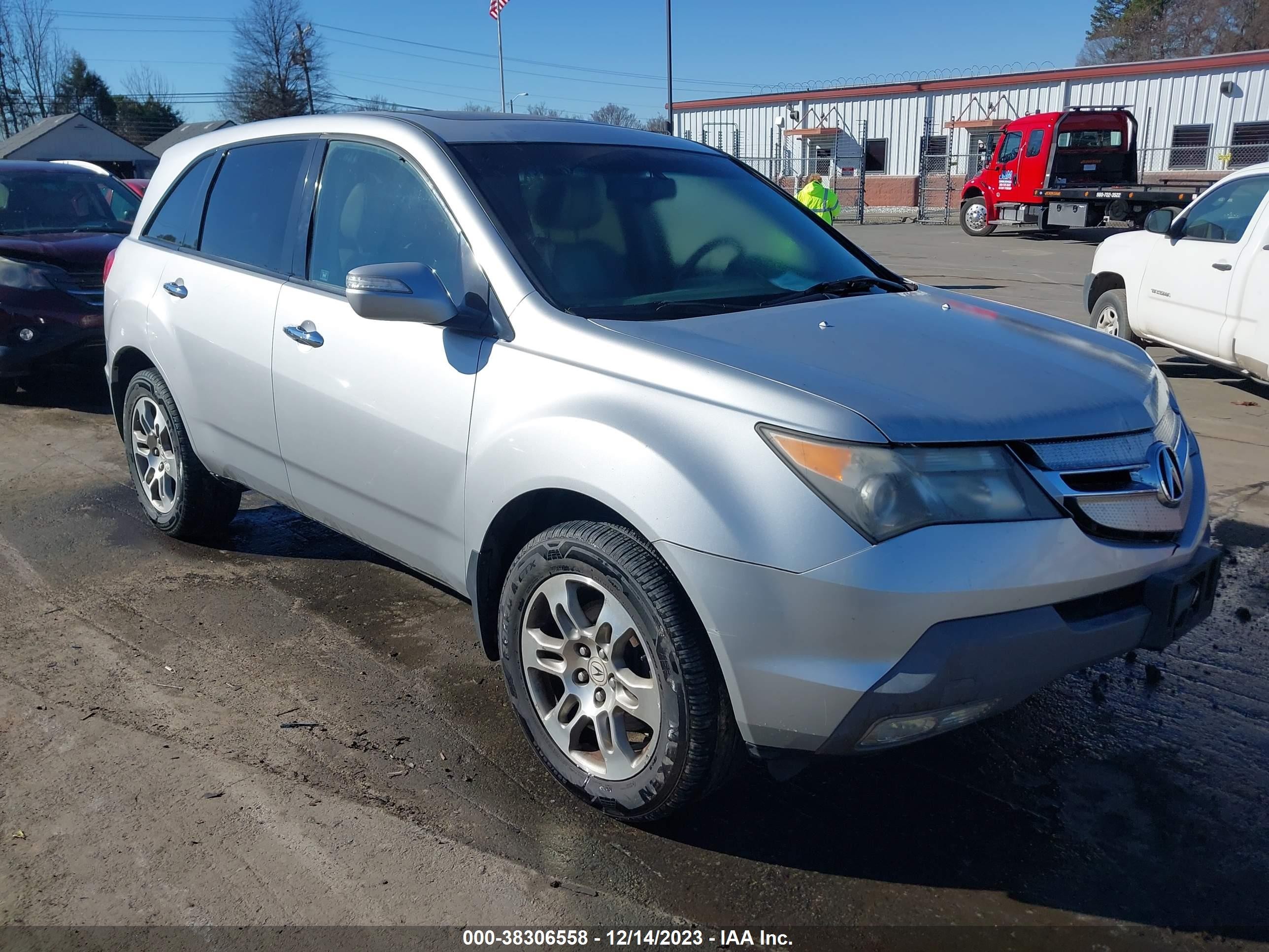 ACURA MDX 2008 2hnyd28218h505622