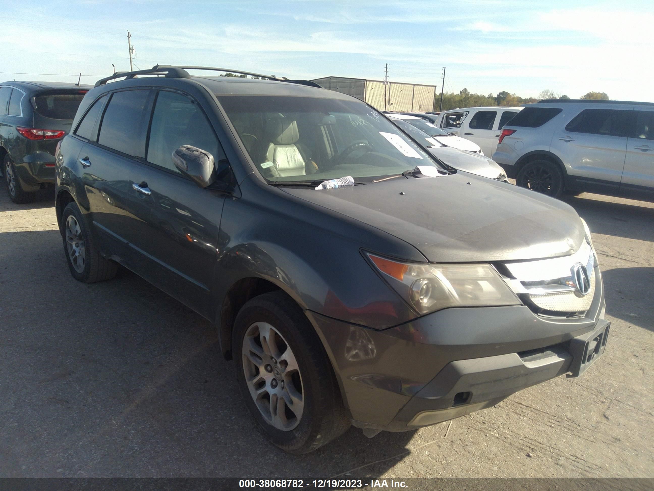 ACURA MDX 2008 2hnyd28218h516605