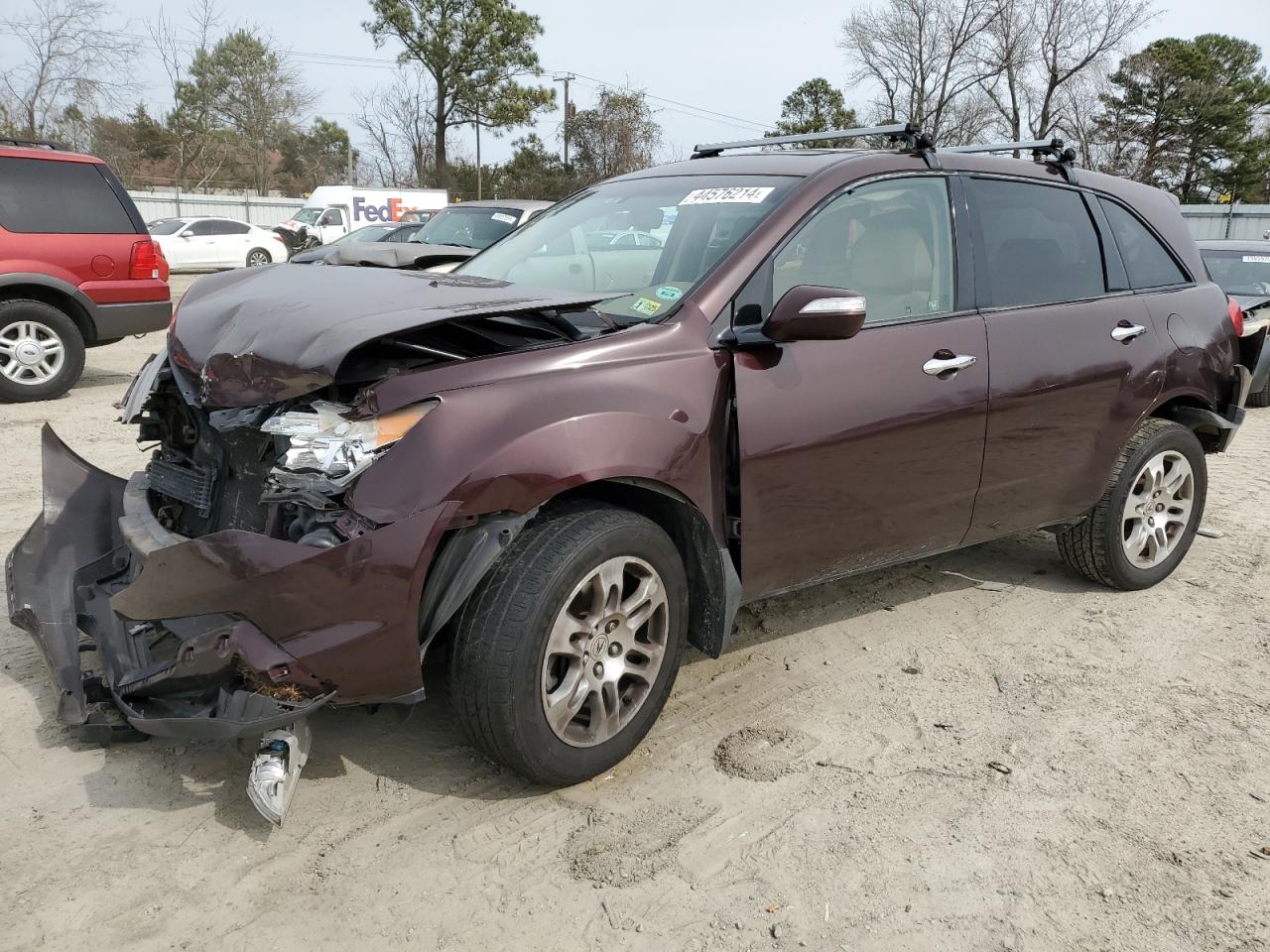 ACURA MDX 2008 2hnyd28218h548437