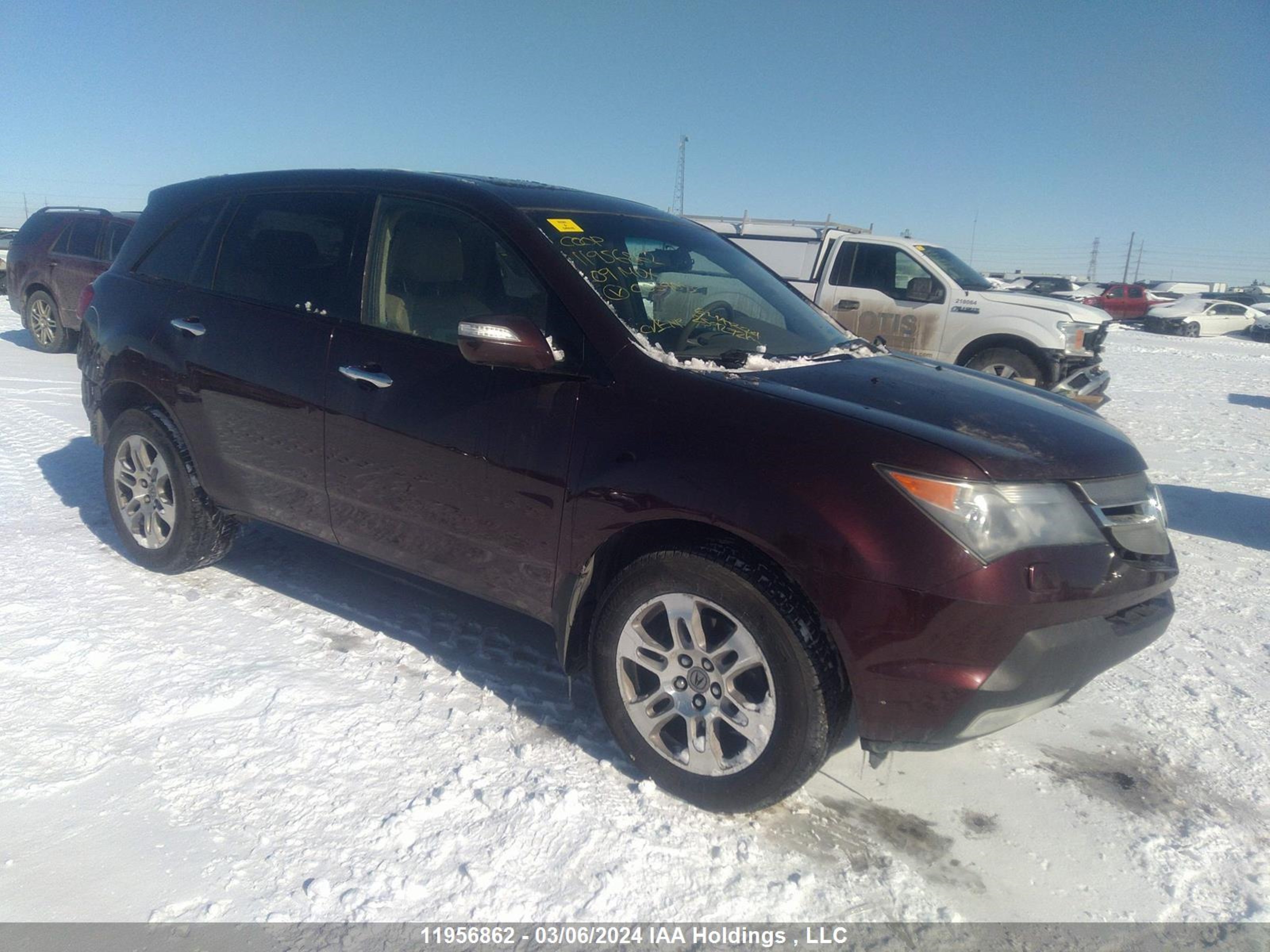 ACURA MDX 2009 2hnyd28219h003405