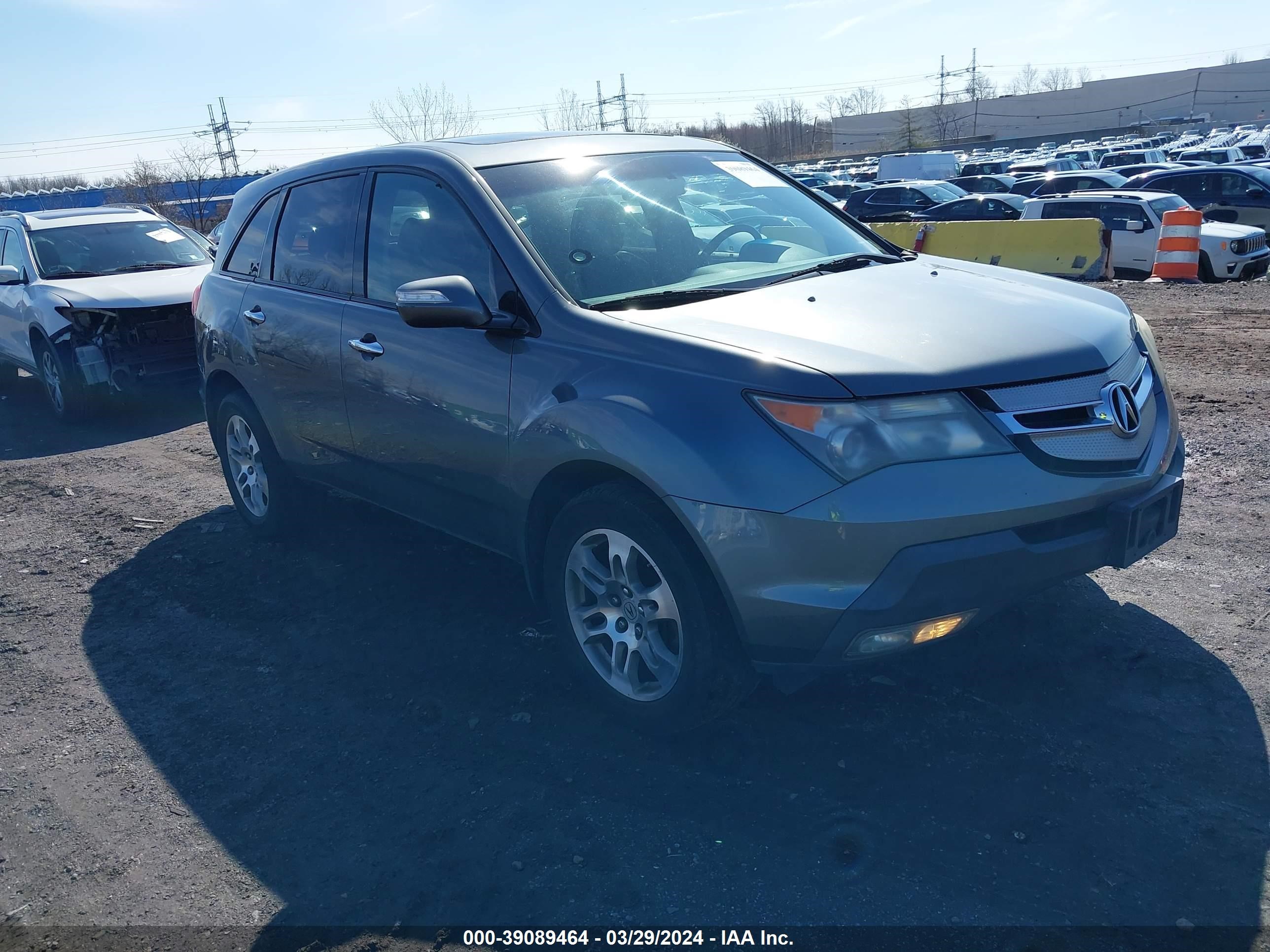 ACURA MDX 2009 2hnyd28219h504312