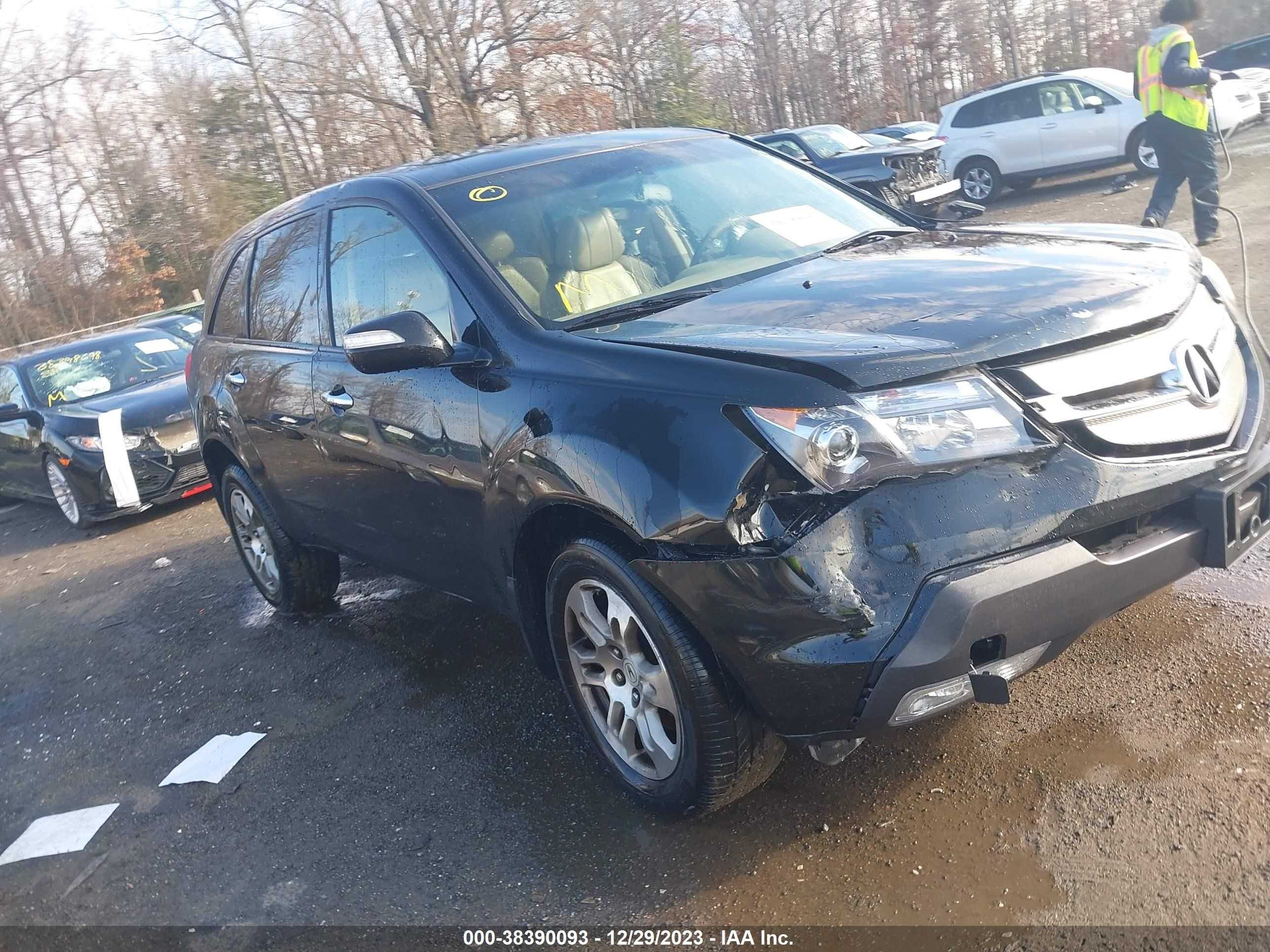 ACURA MDX 2009 2hnyd28219h525189