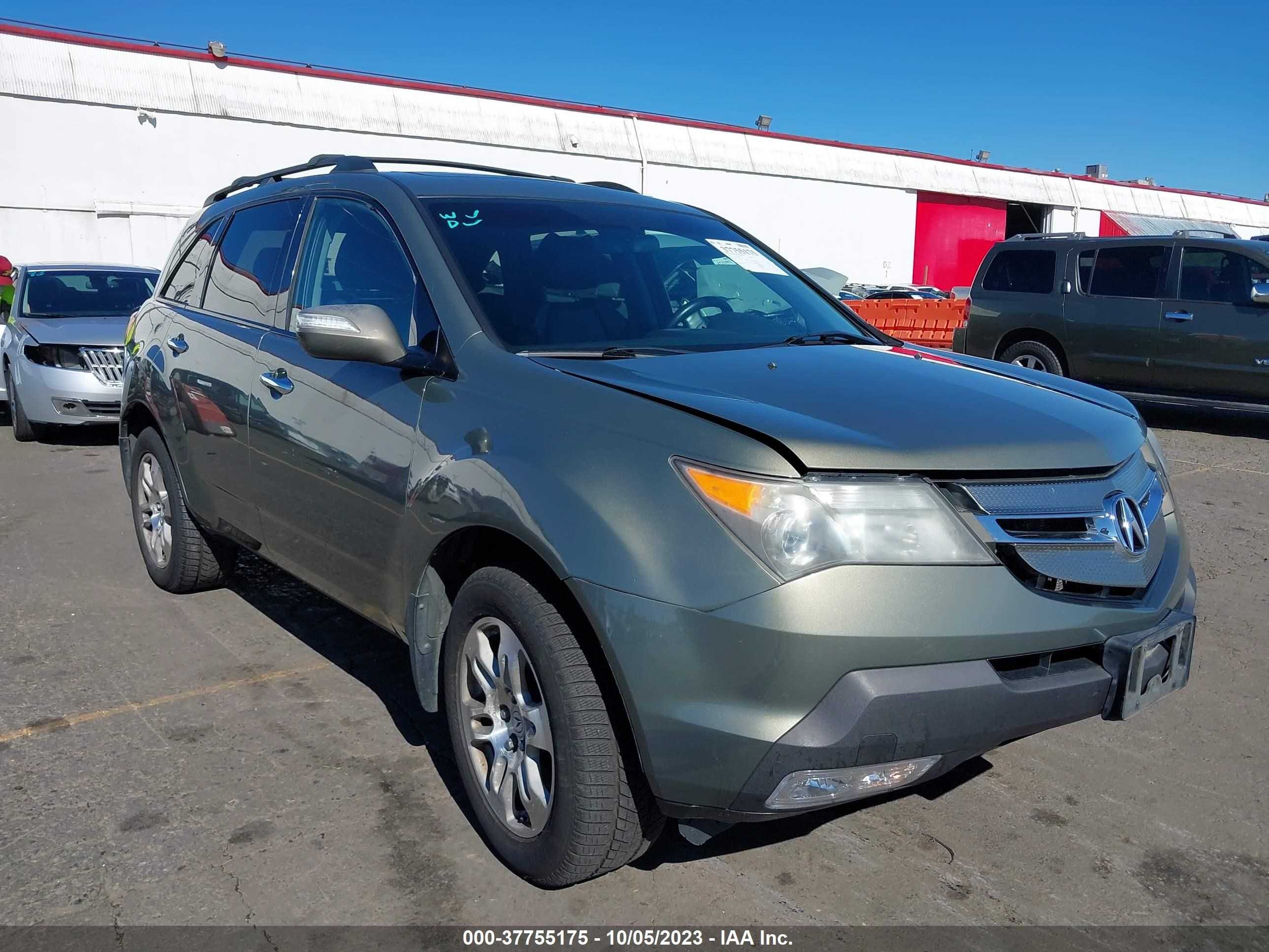 ACURA MDX 2007 2hnyd28227h507054