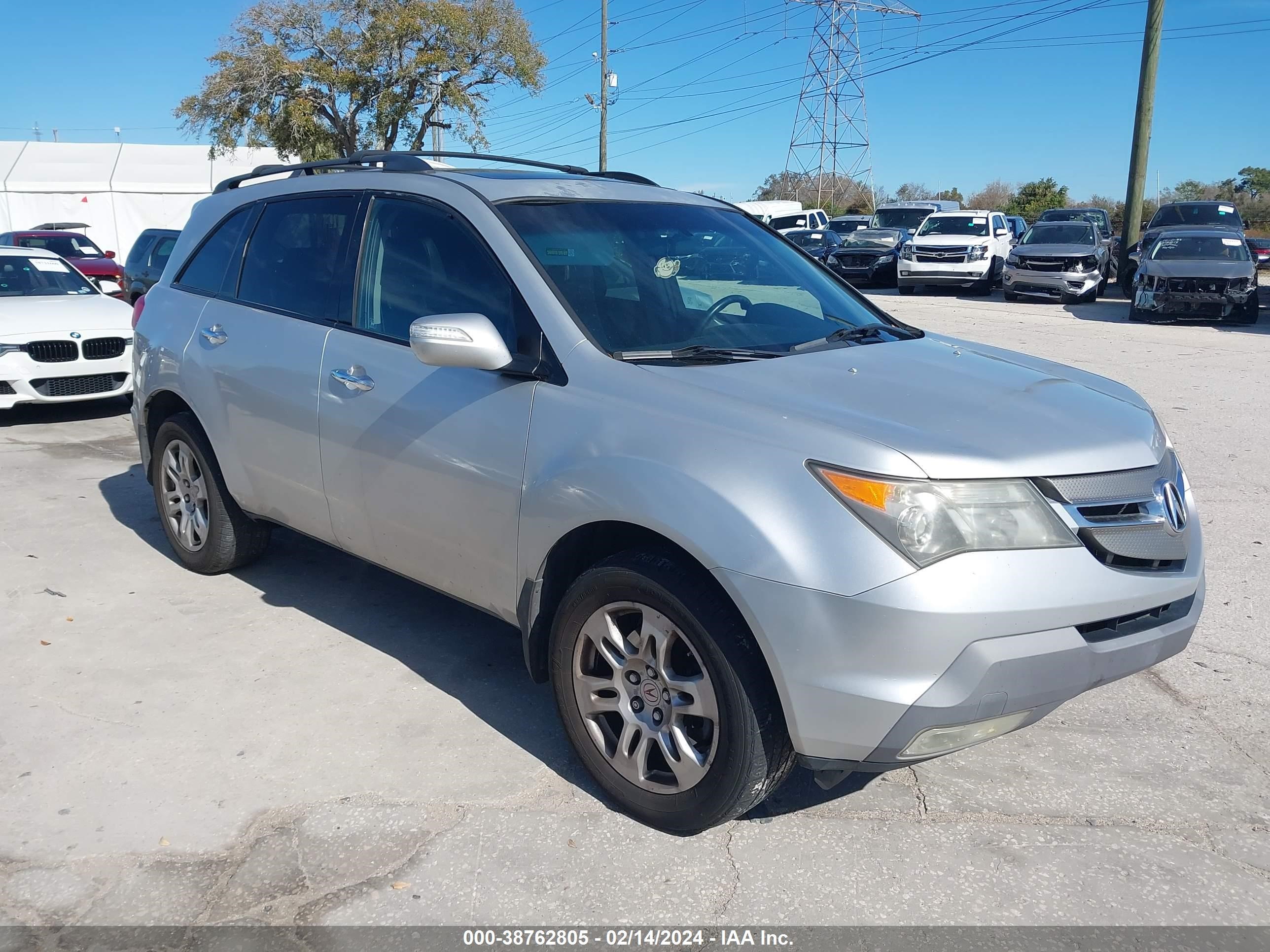 ACURA MDX 2007 2hnyd28227h532617