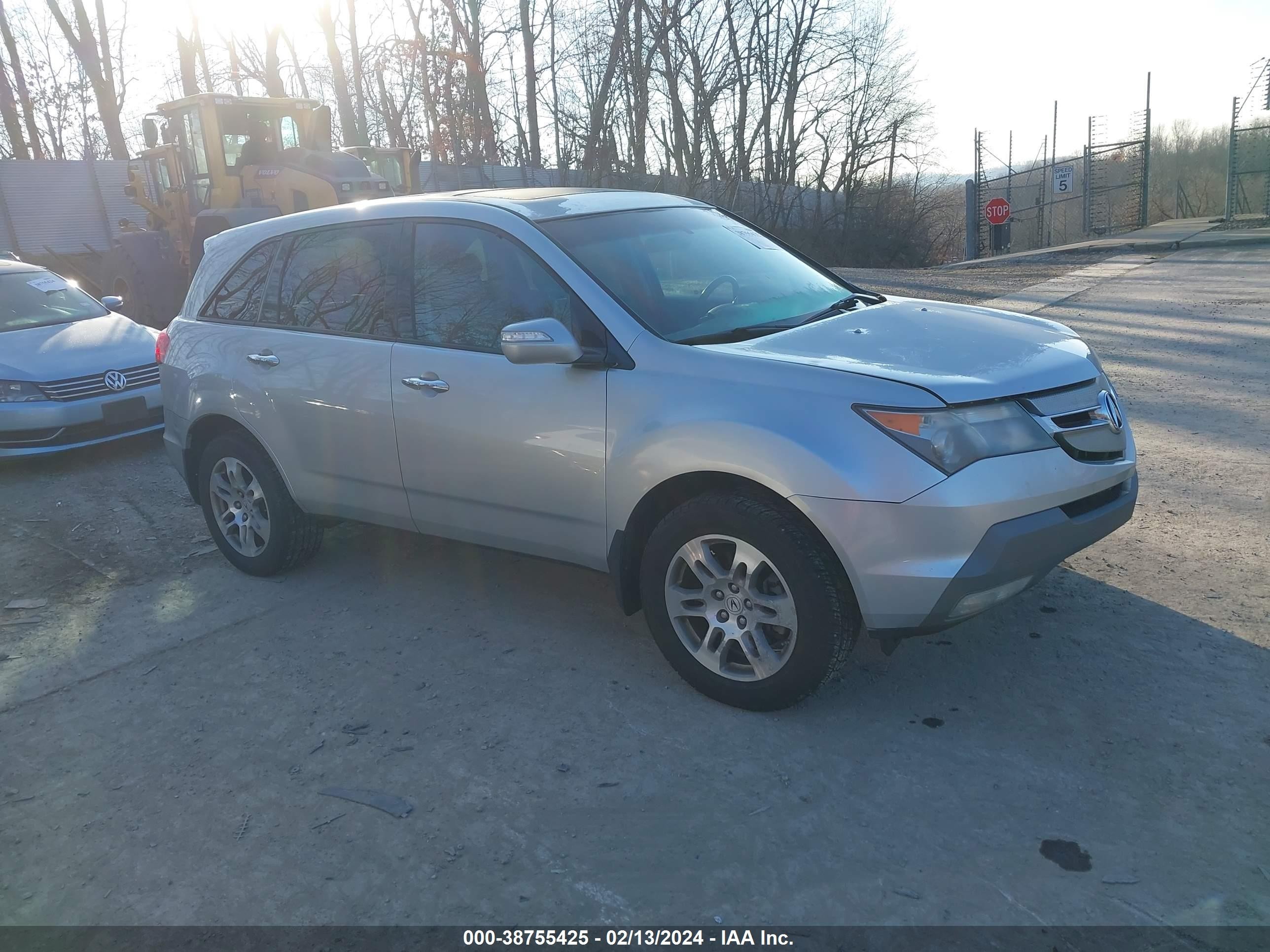 ACURA MDX 2007 2hnyd28227h548266