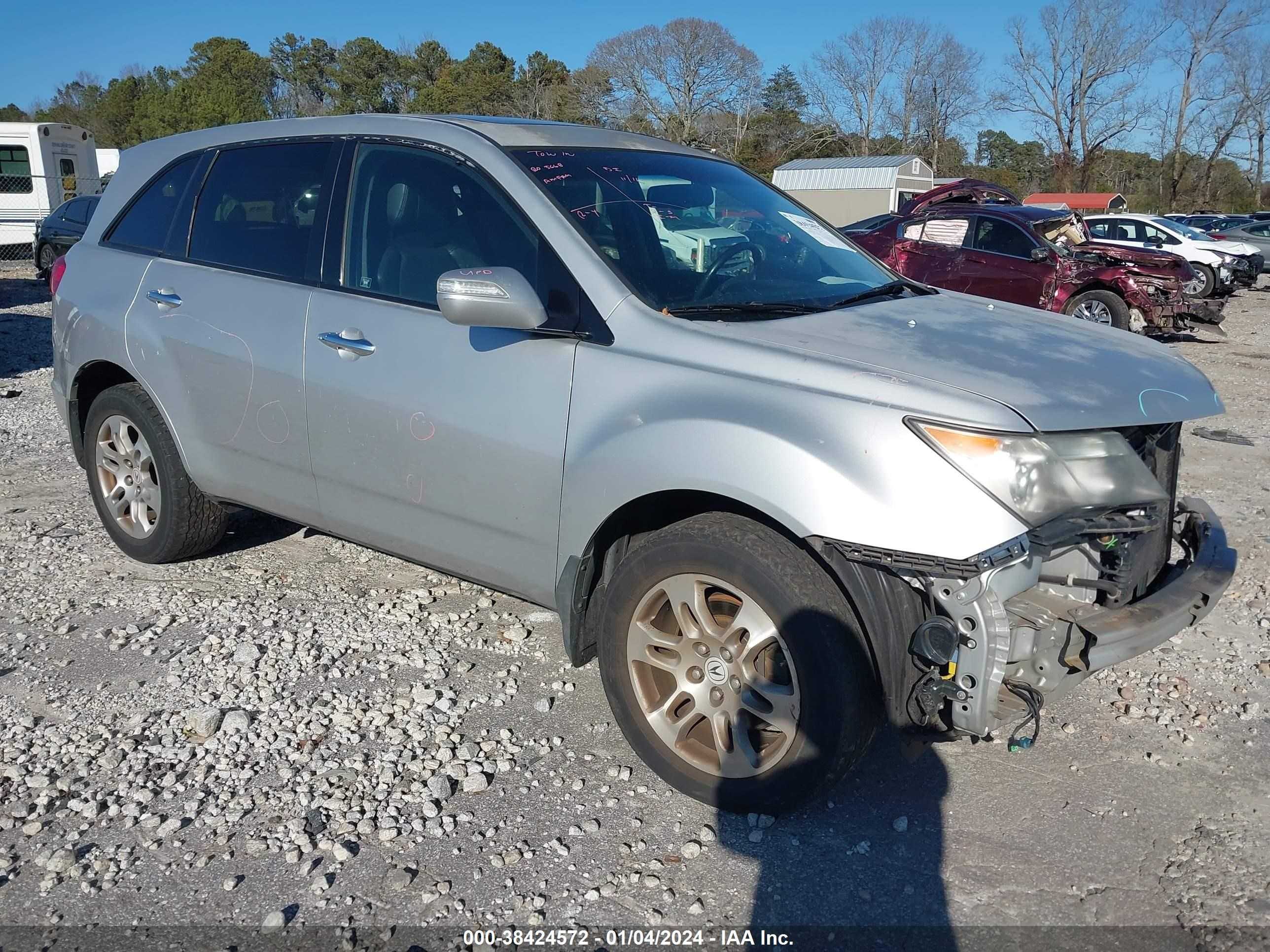 ACURA MDX 2009 2hnyd28239h505557