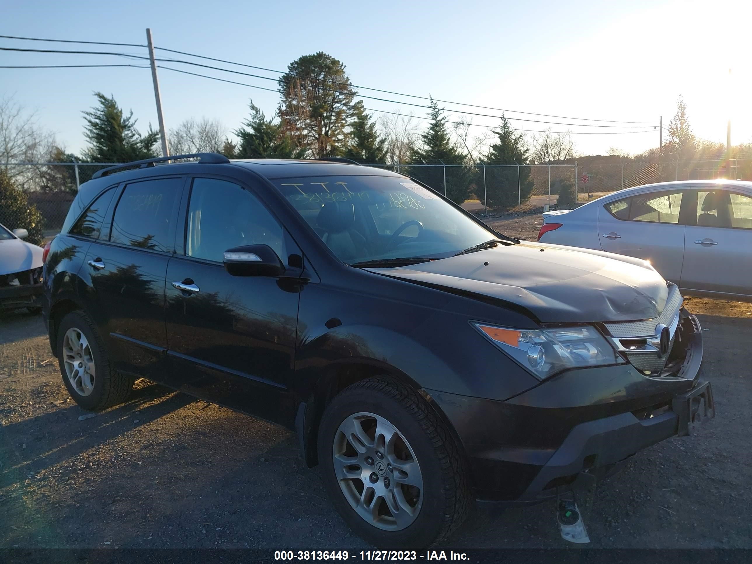 ACURA MDX 2009 2hnyd28239h513464