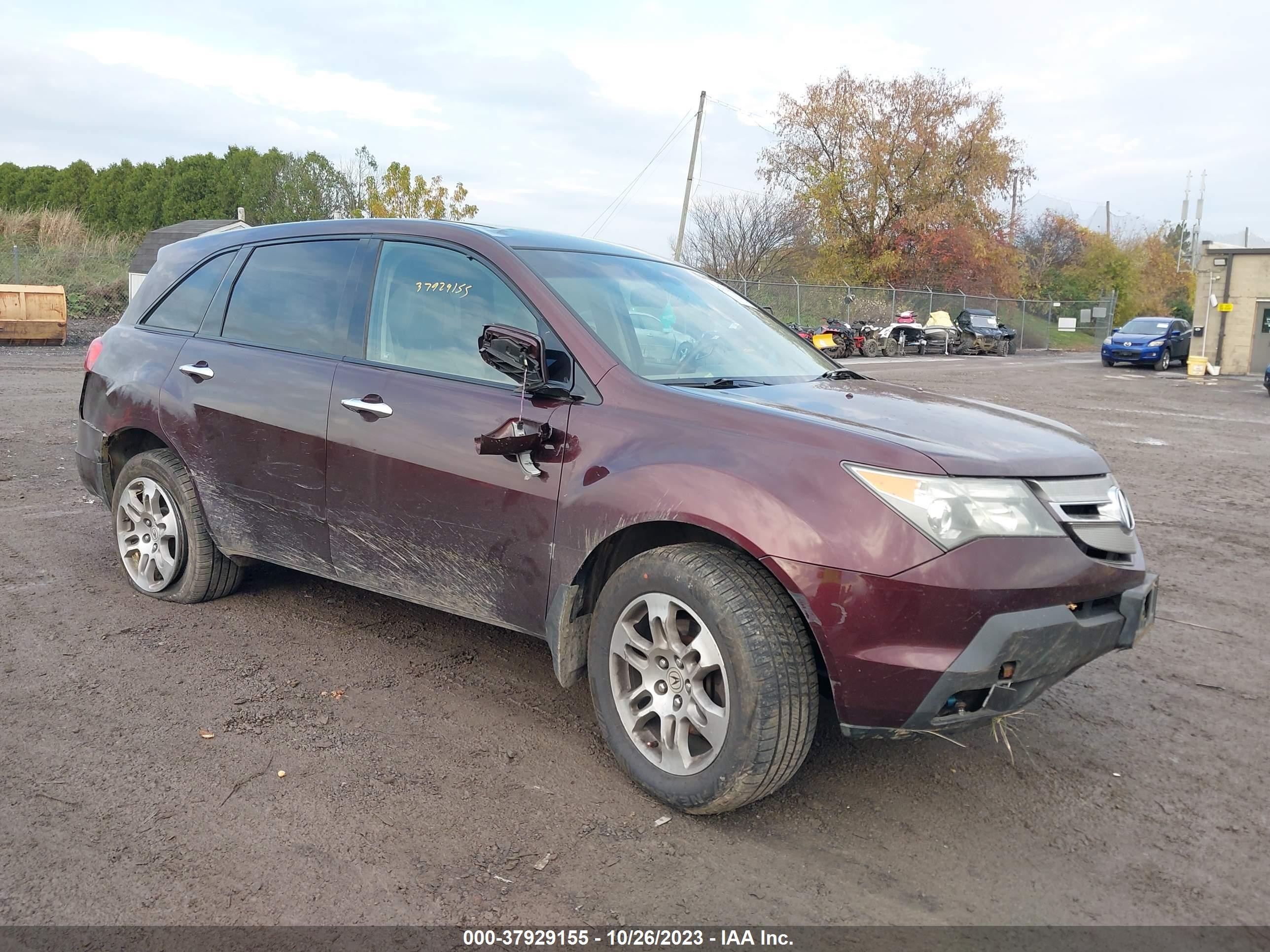 ACURA MDX 2009 2hnyd28239h517076