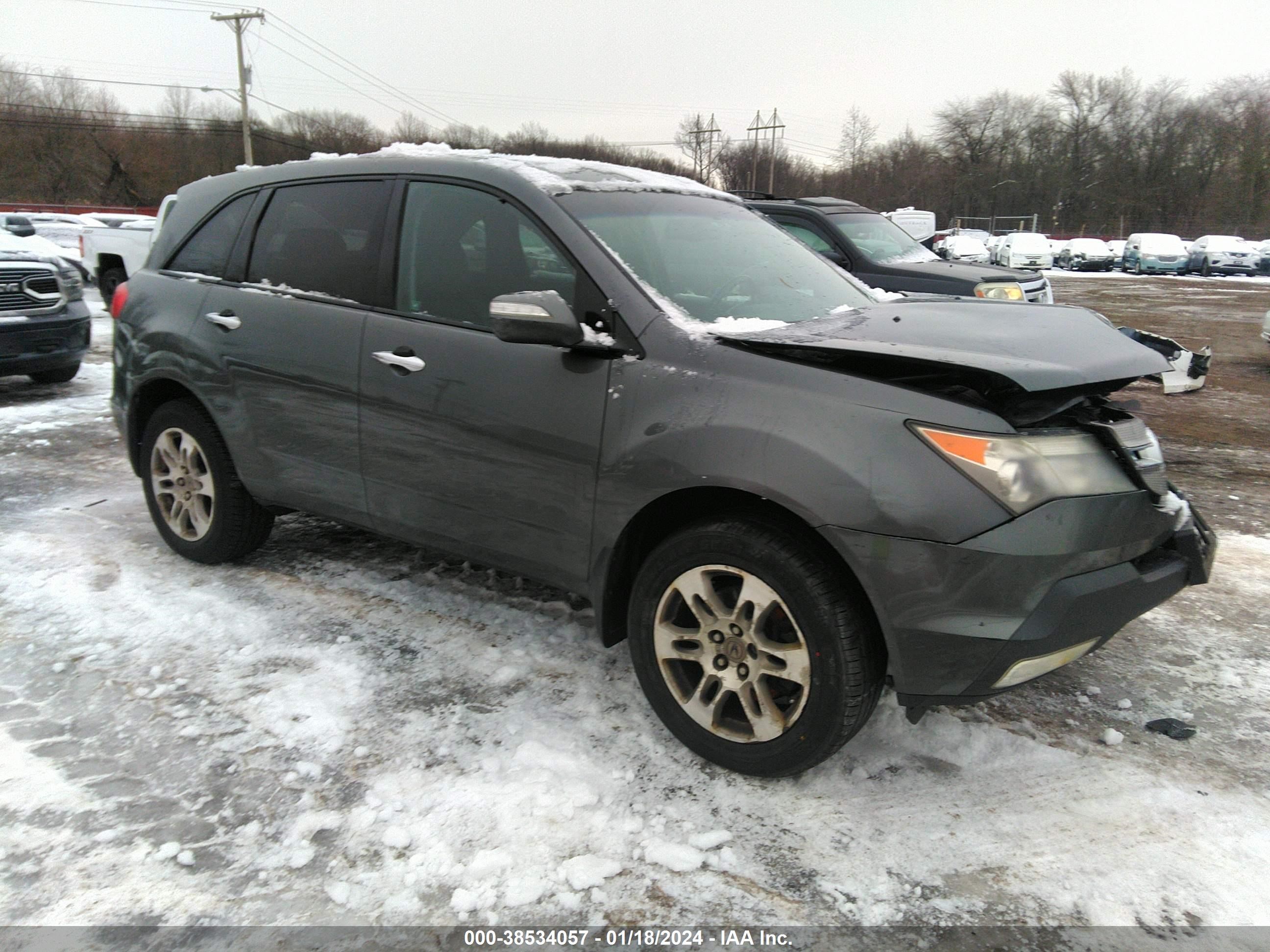 ACURA MDX 2008 2hnyd28248h535679