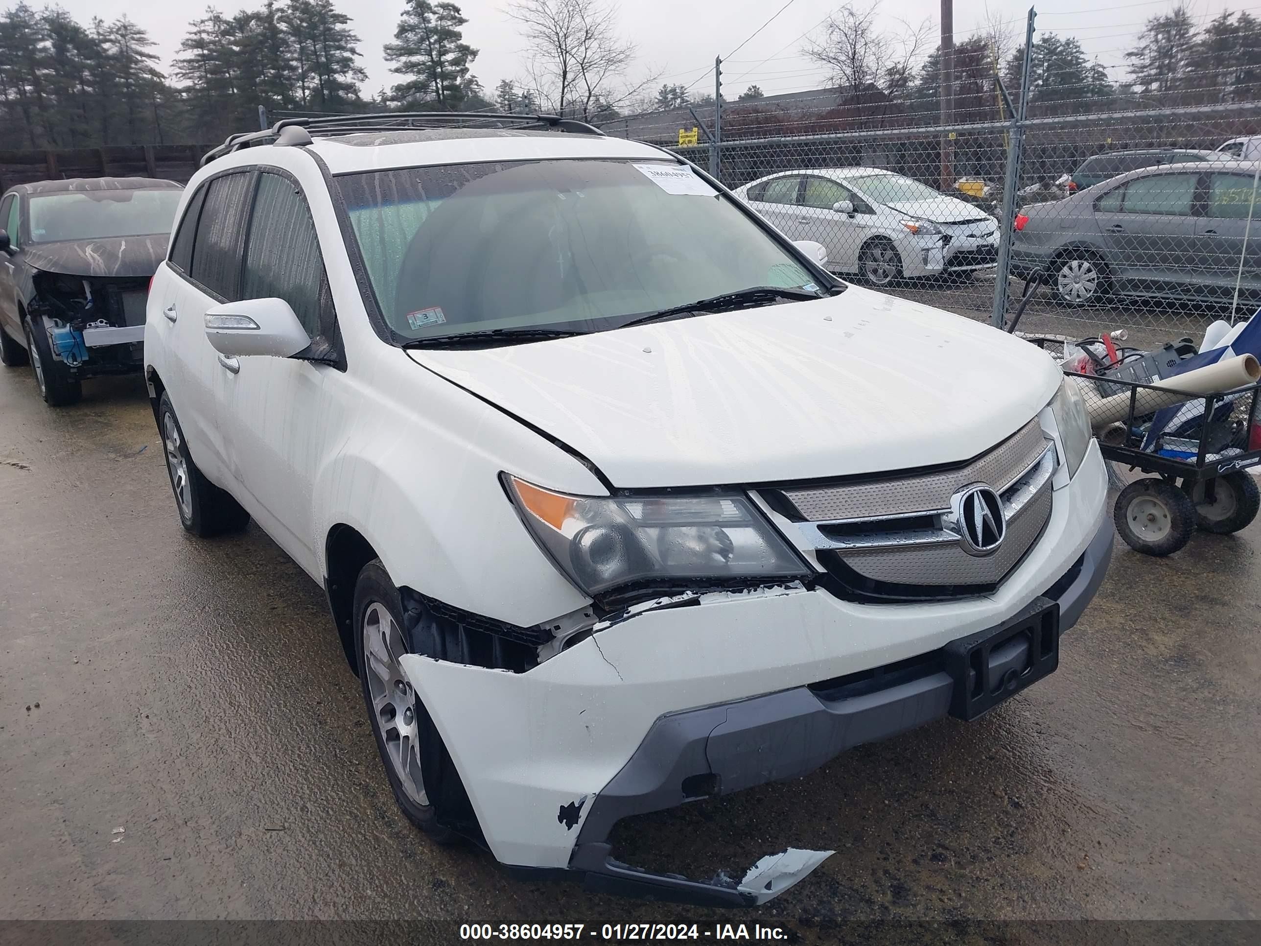 ACURA MDX 2008 2hnyd28248h545760