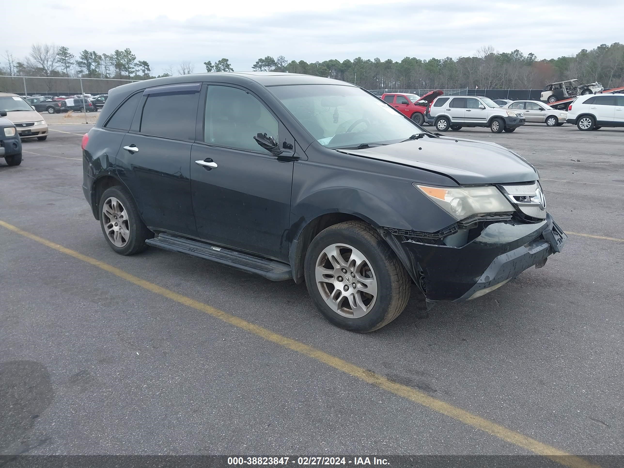 ACURA MDX 2009 2hnyd28249h534209