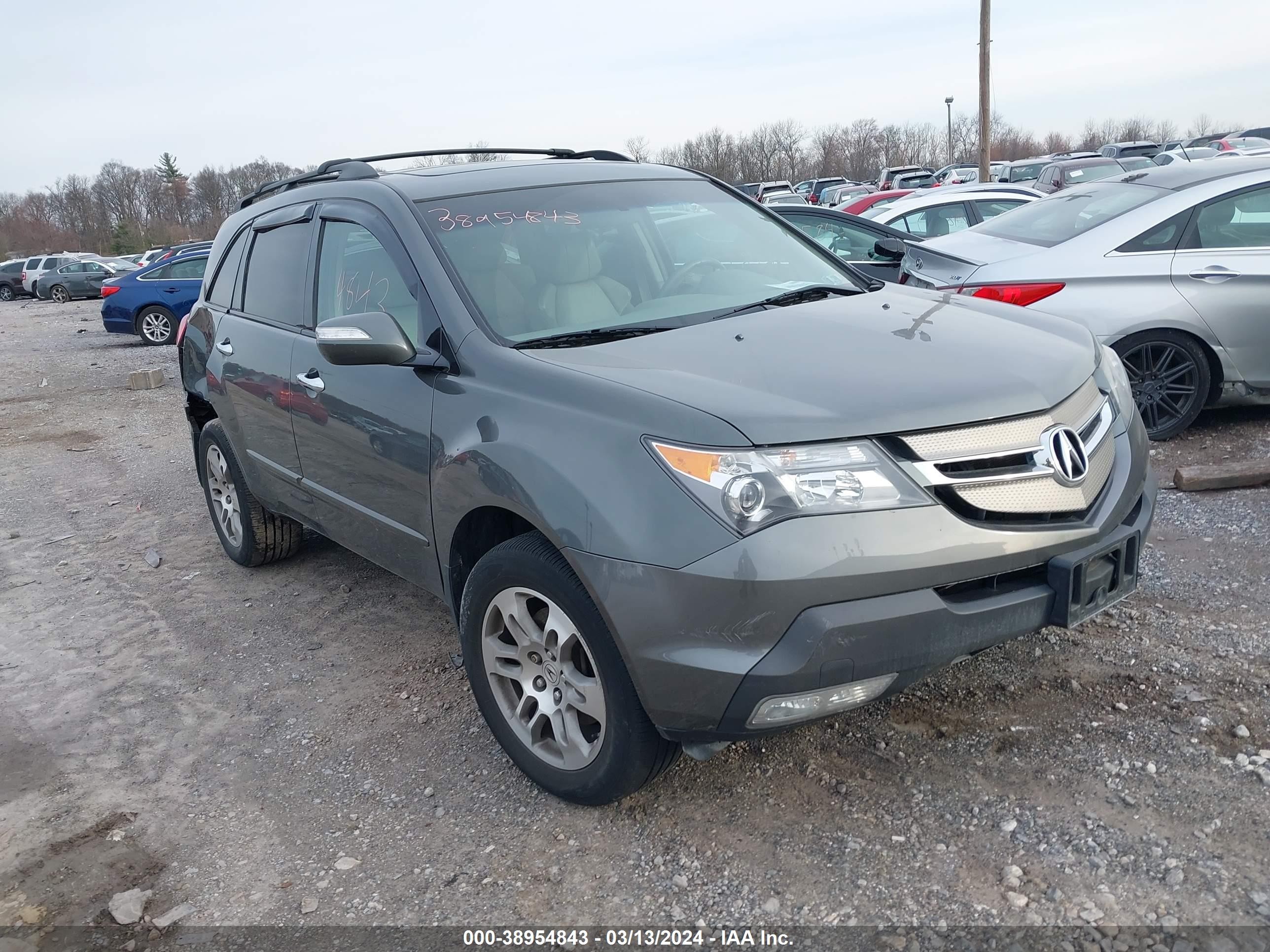 ACURA MDX 2007 2hnyd28257h536029