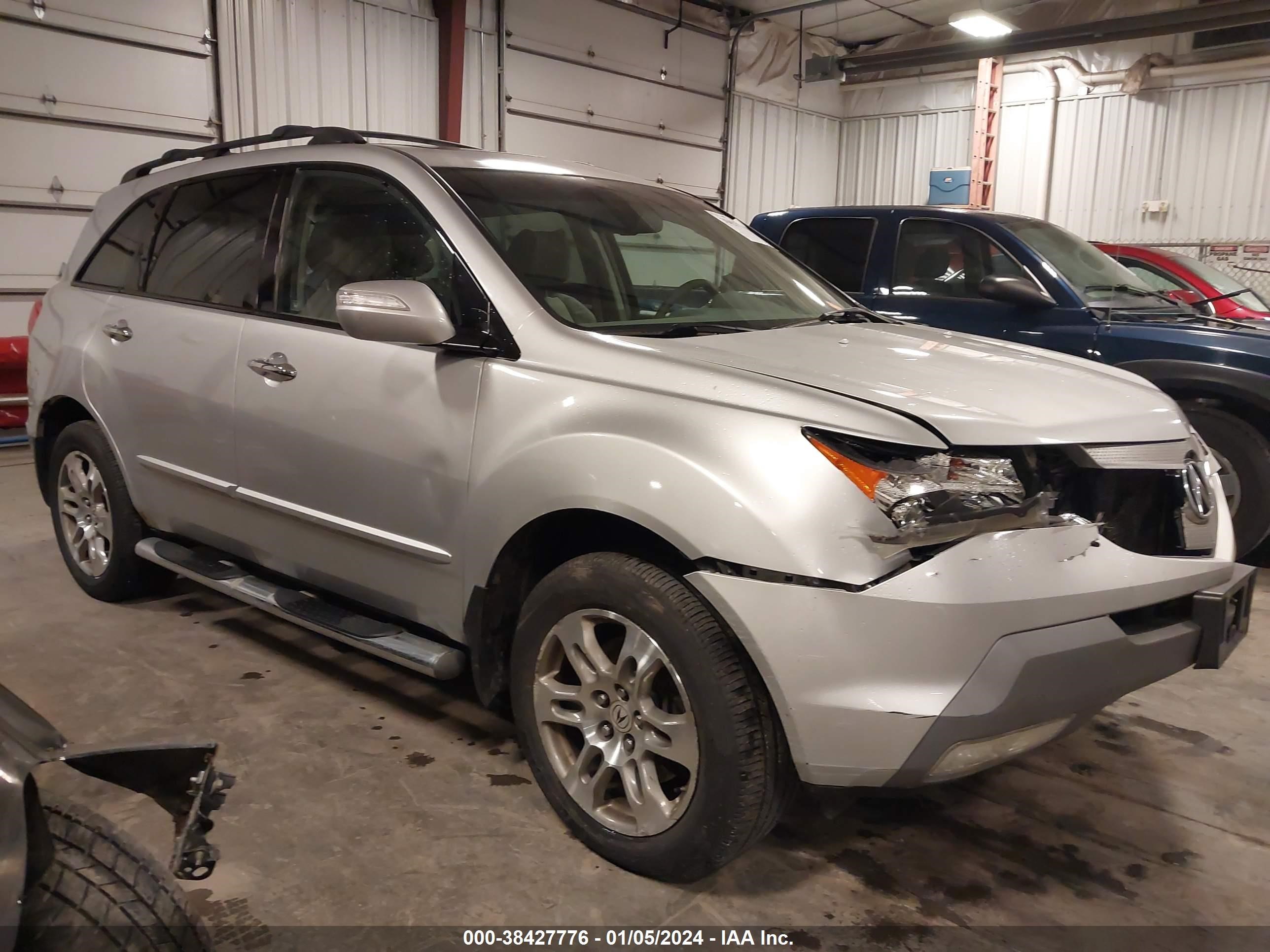 ACURA MDX 2008 2hnyd28258hs40056