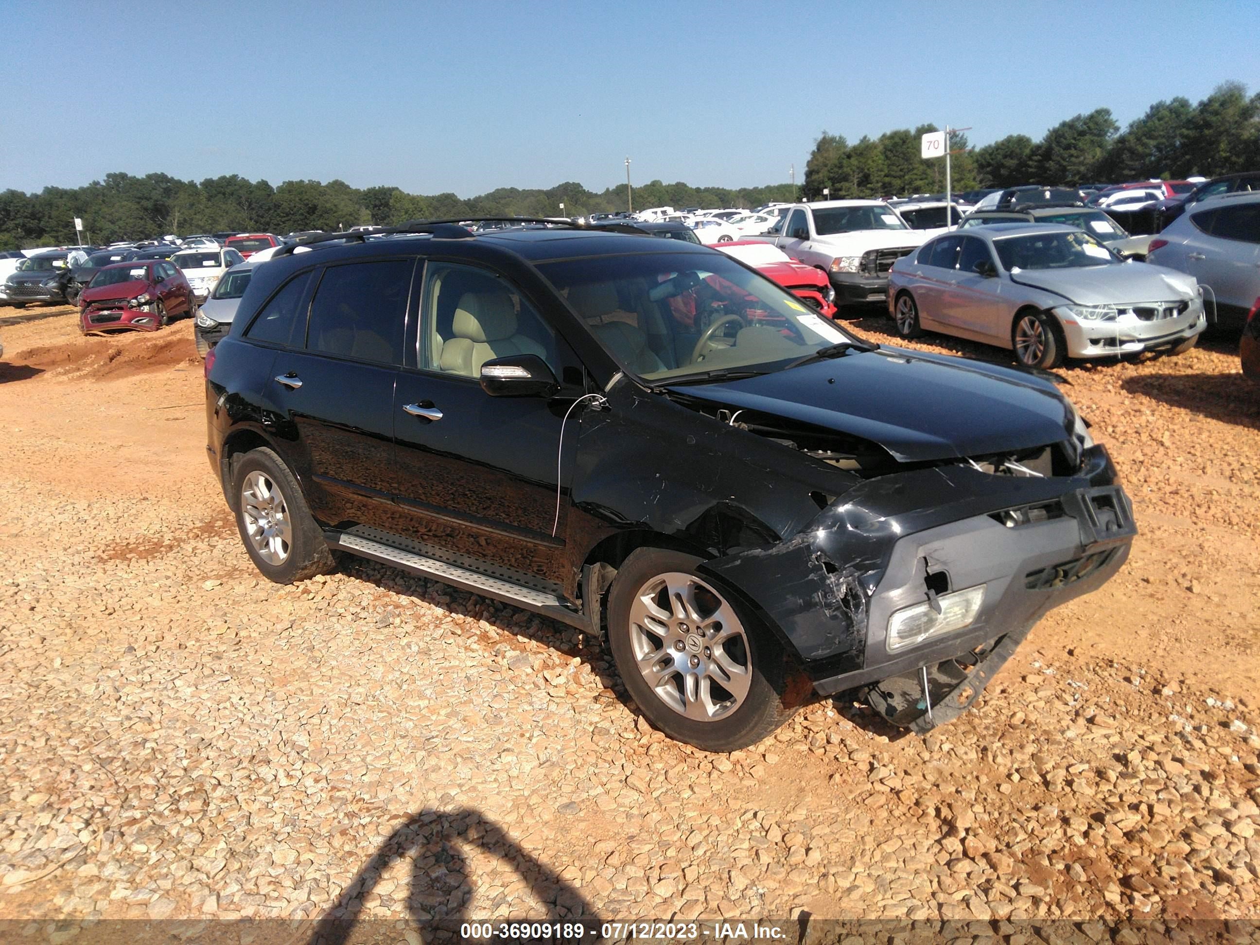 ACURA MDX 2009 2hnyd28259h528595