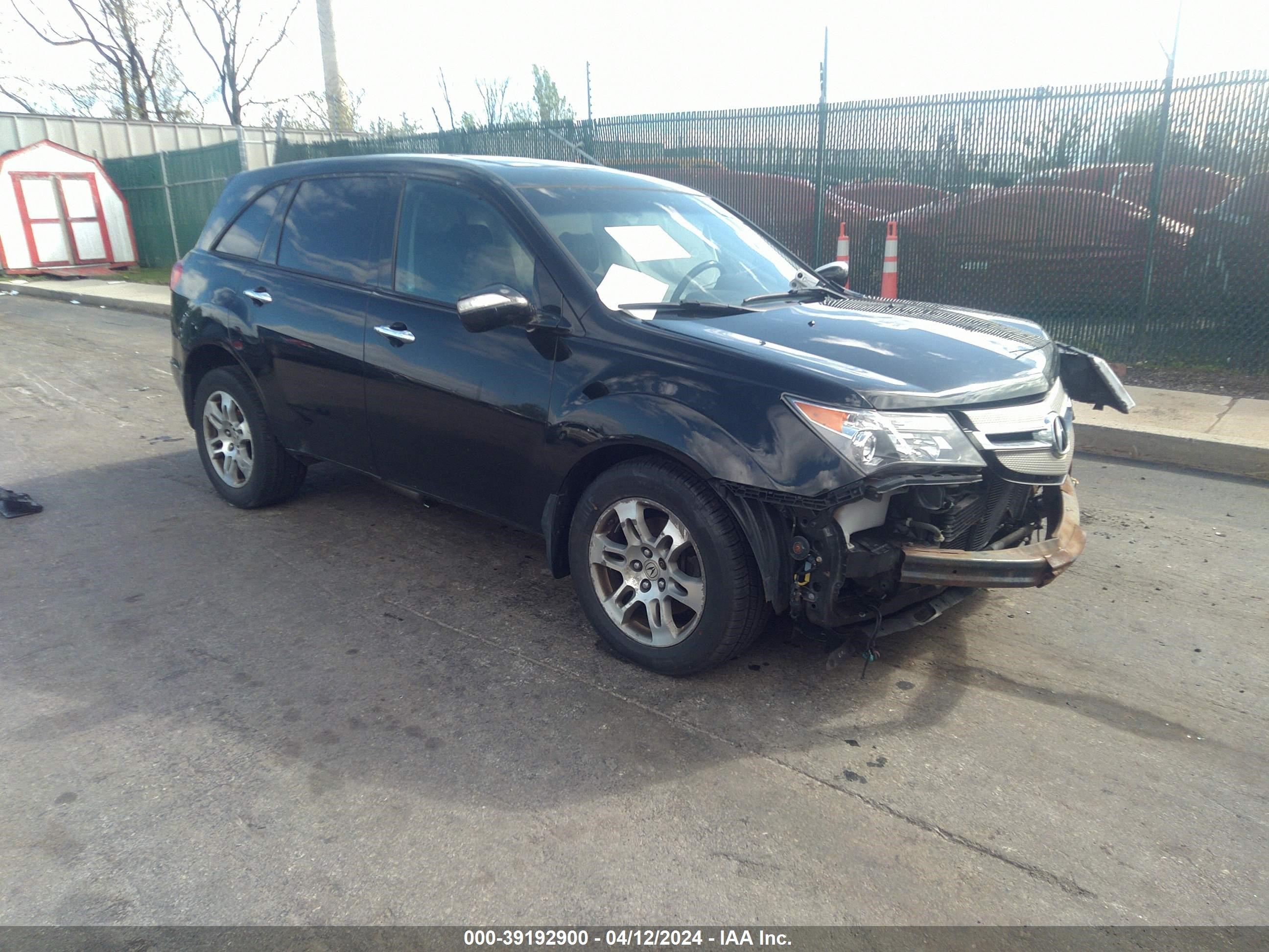 ACURA MDX 2007 2hnyd28267h547430