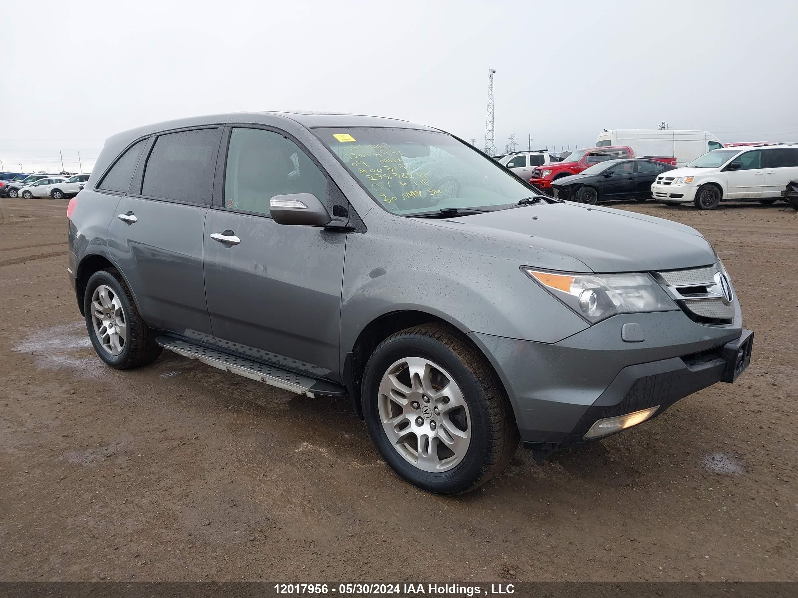 ACURA MDX 2009 2hnyd28269h003156