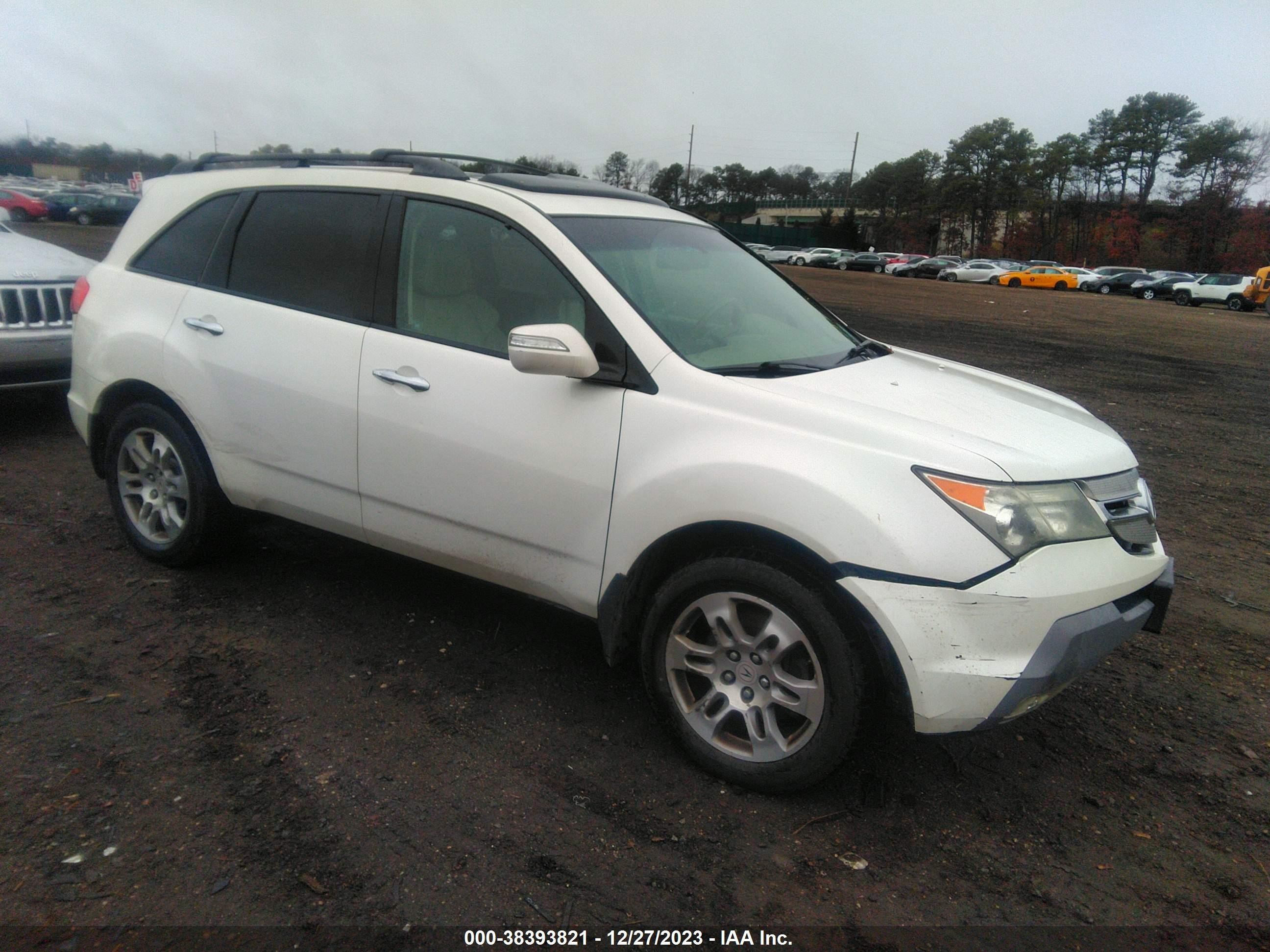 ACURA MDX 2009 2hnyd28269h506461