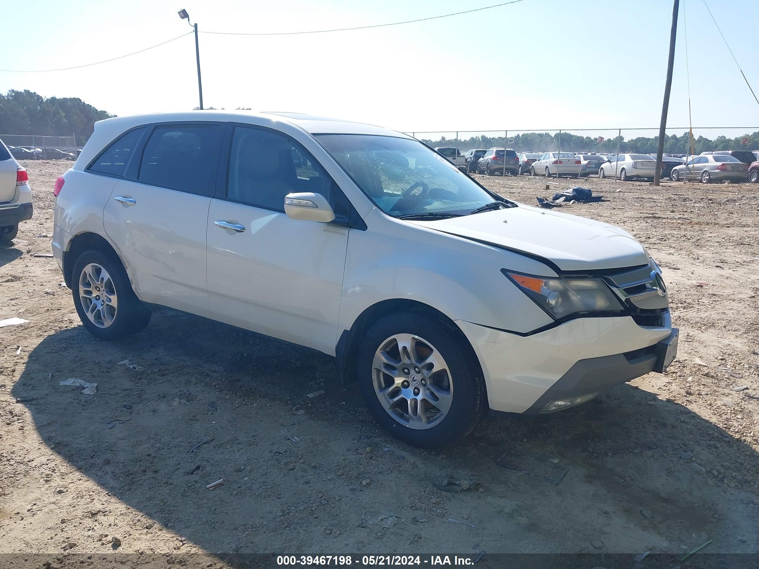 ACURA MDX 2009 2hnyd28269h529352