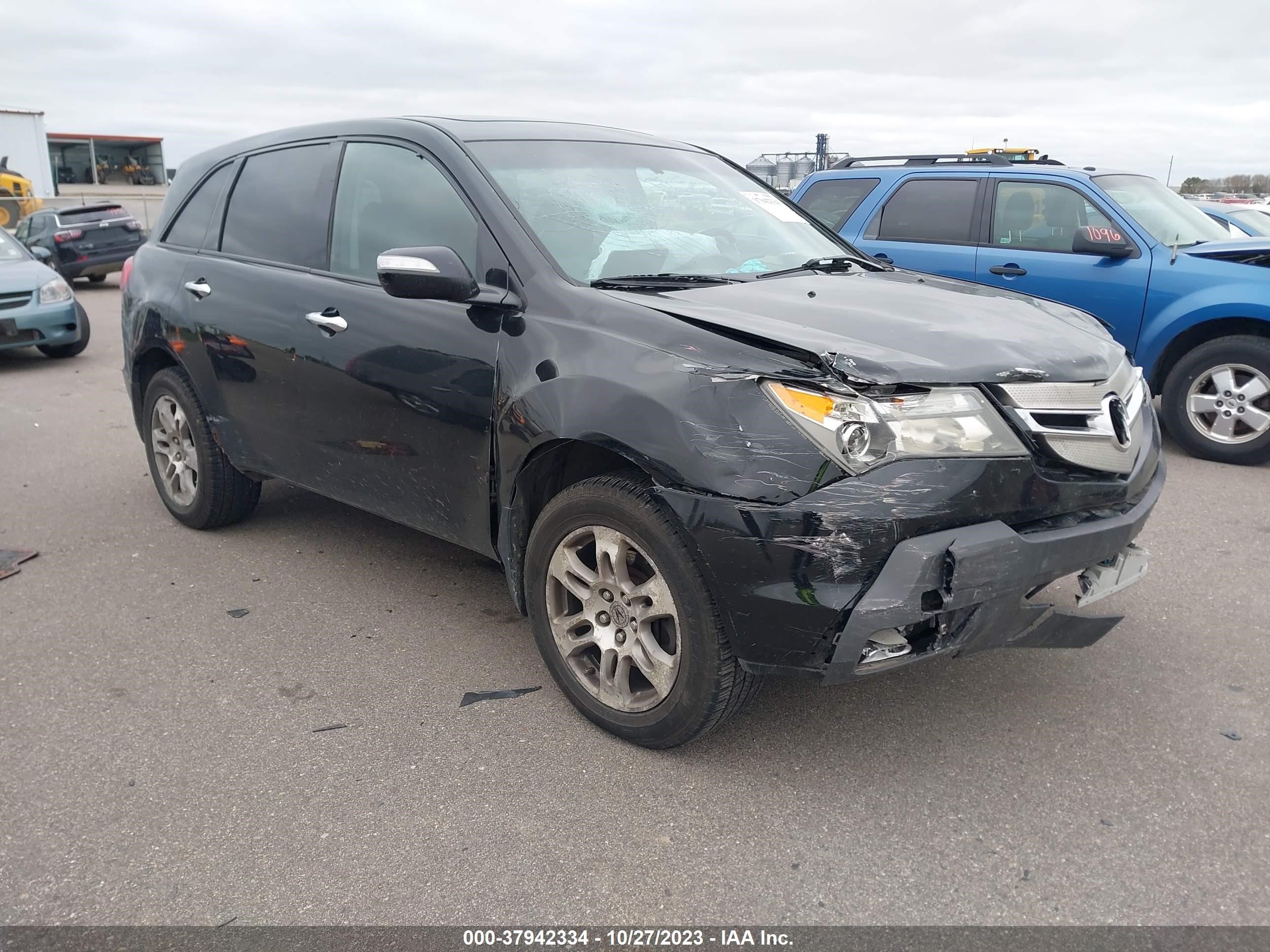 ACURA MDX 2007 2hnyd28277h517854