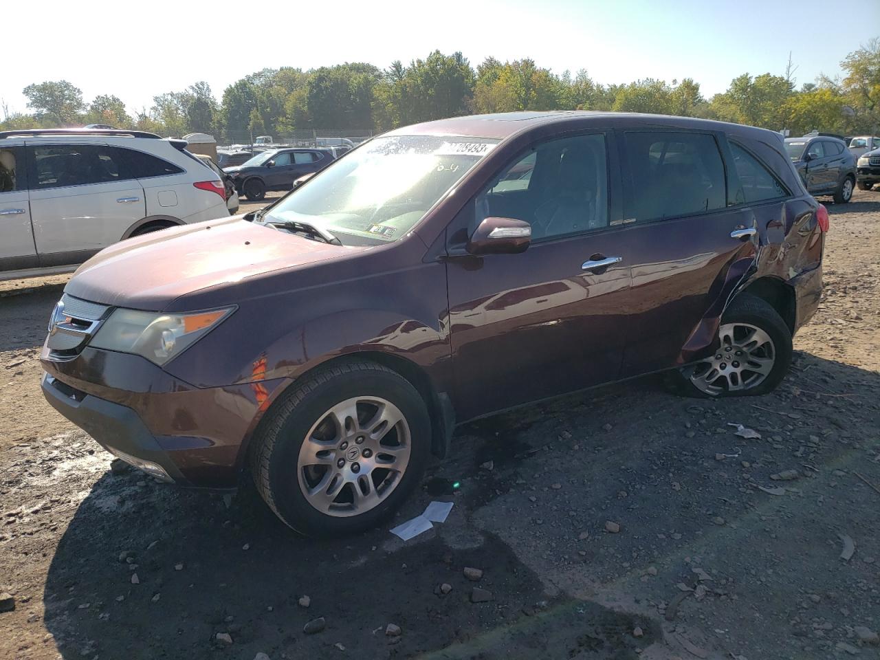 ACURA MDX 2008 2hnyd28278h534784