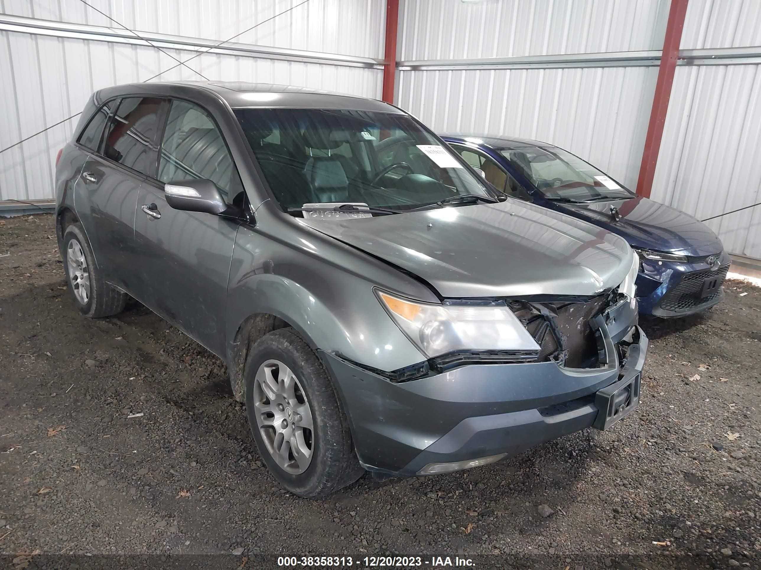 ACURA MDX 2008 2hnyd28278h554386