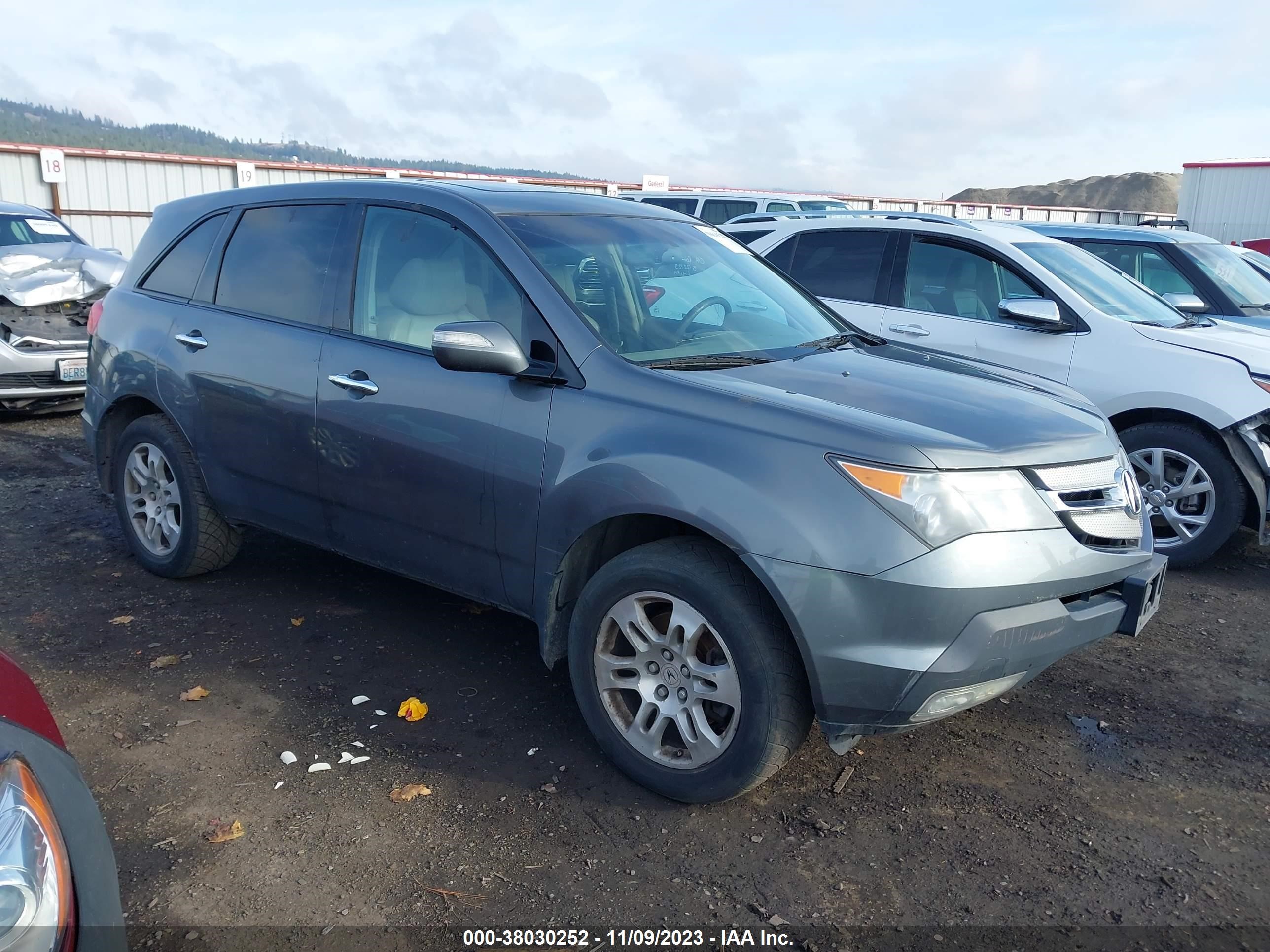 ACURA MDX 2009 2hnyd28279h501883